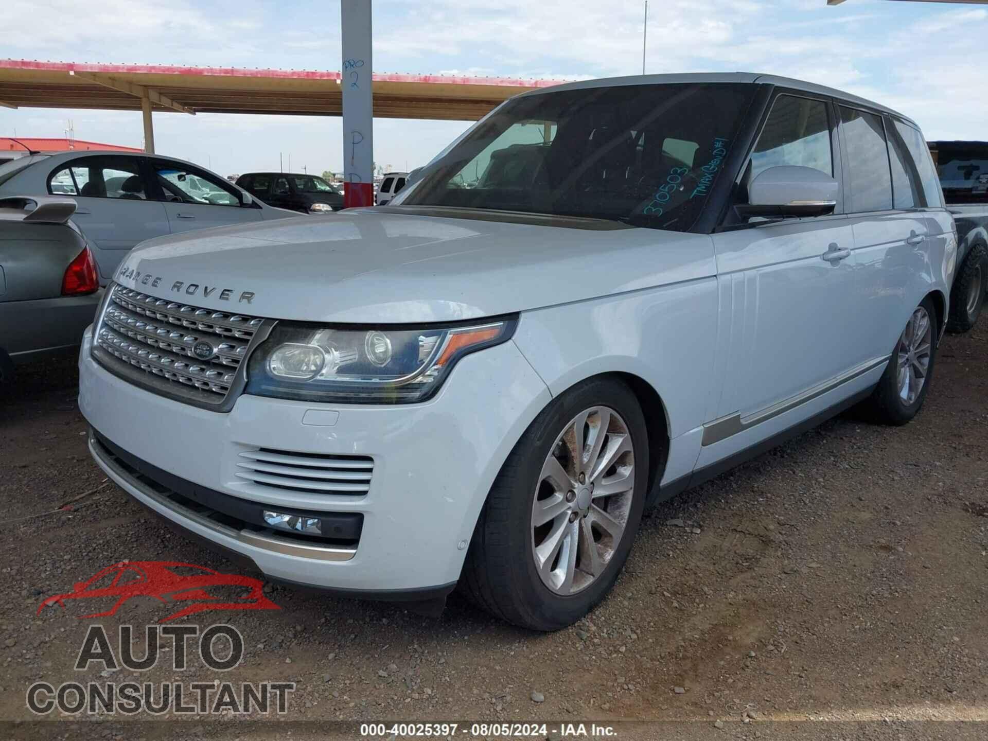 LAND ROVER RANGE ROVER 2017 - SALGS2FV2HA370503