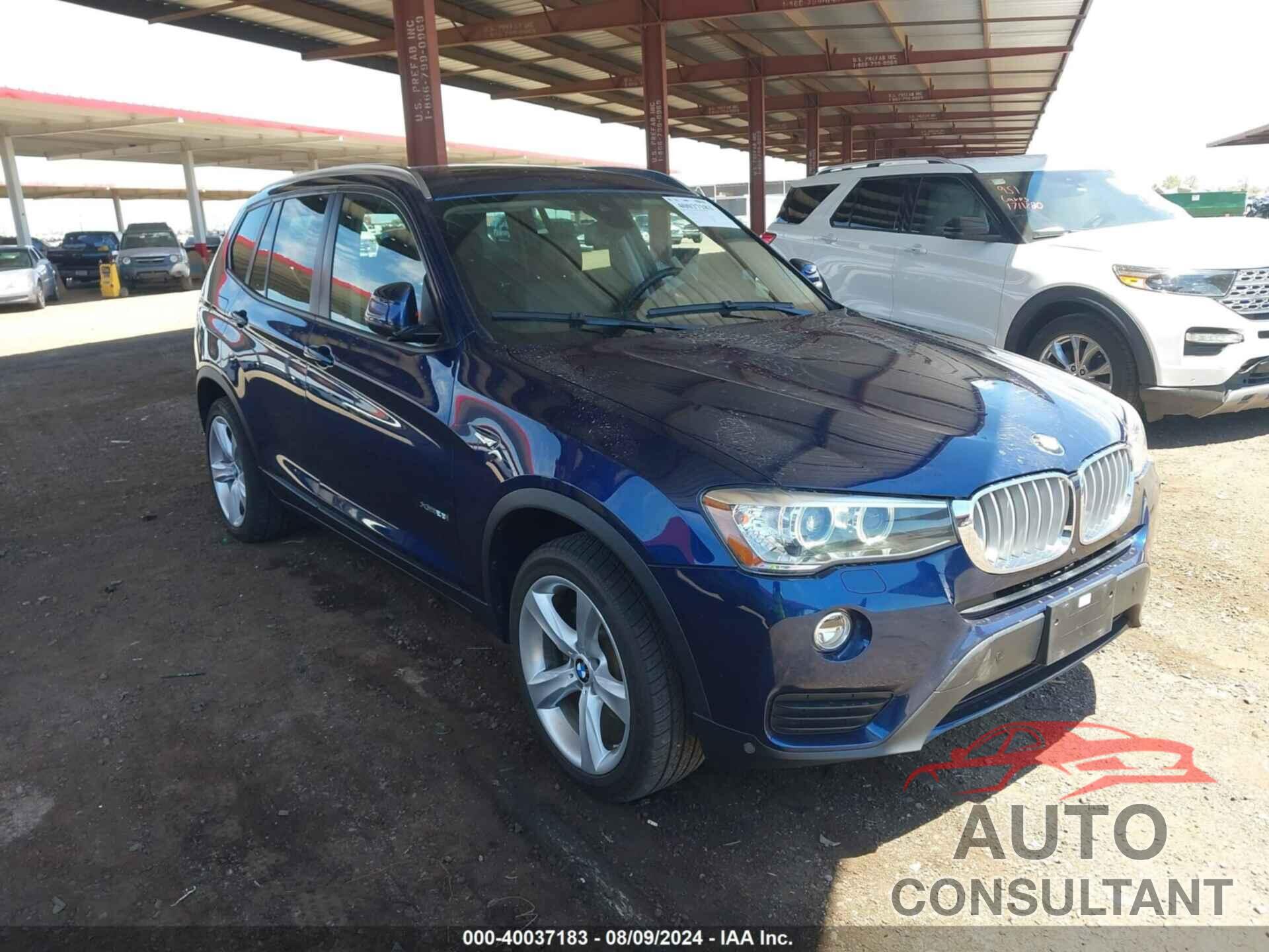 BMW X3 2017 - 5UXWX9C37H0W68467