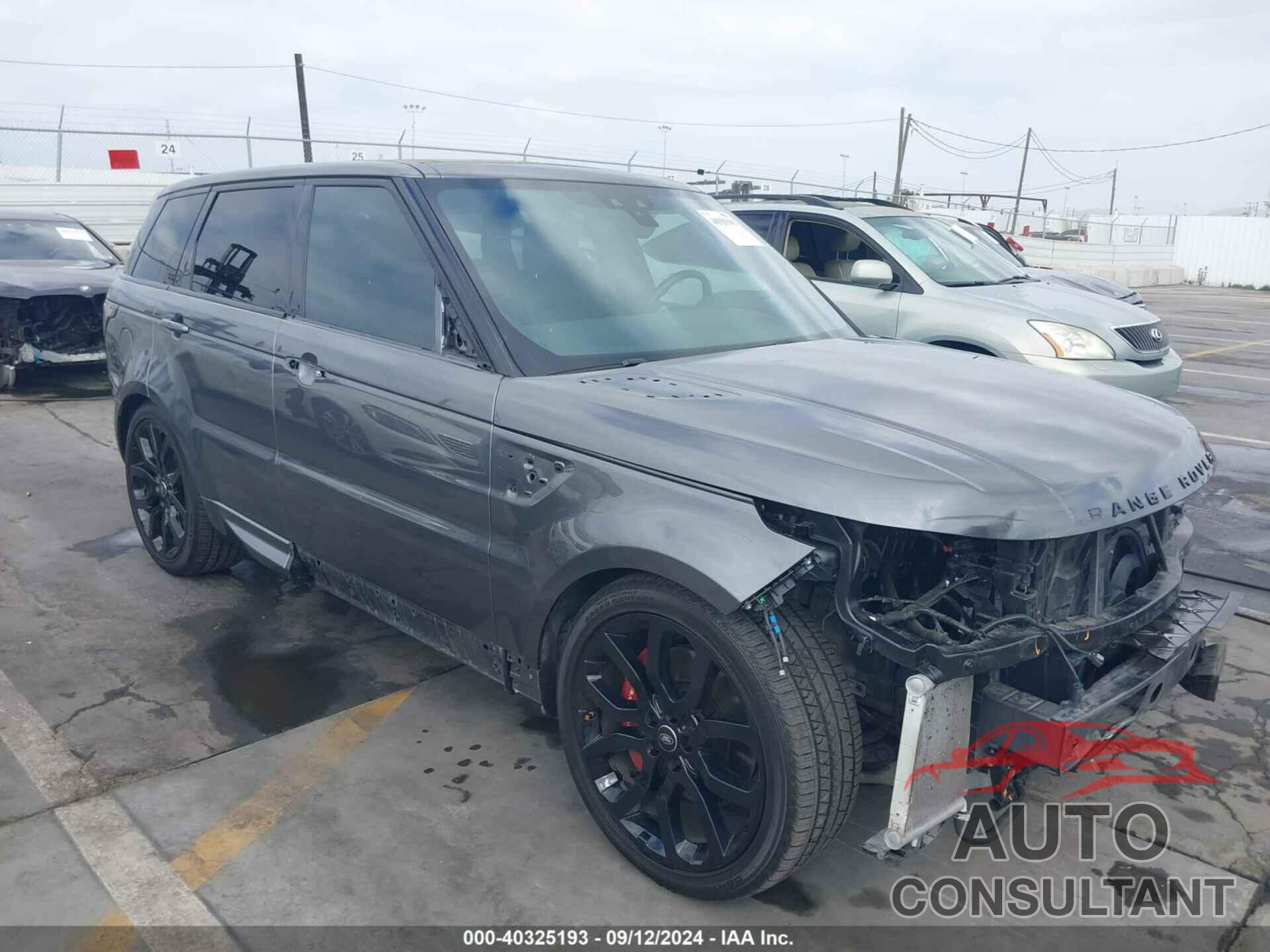 LAND ROVER RANGE ROVER SPORT 2019 - SALWR2RE5KA834653