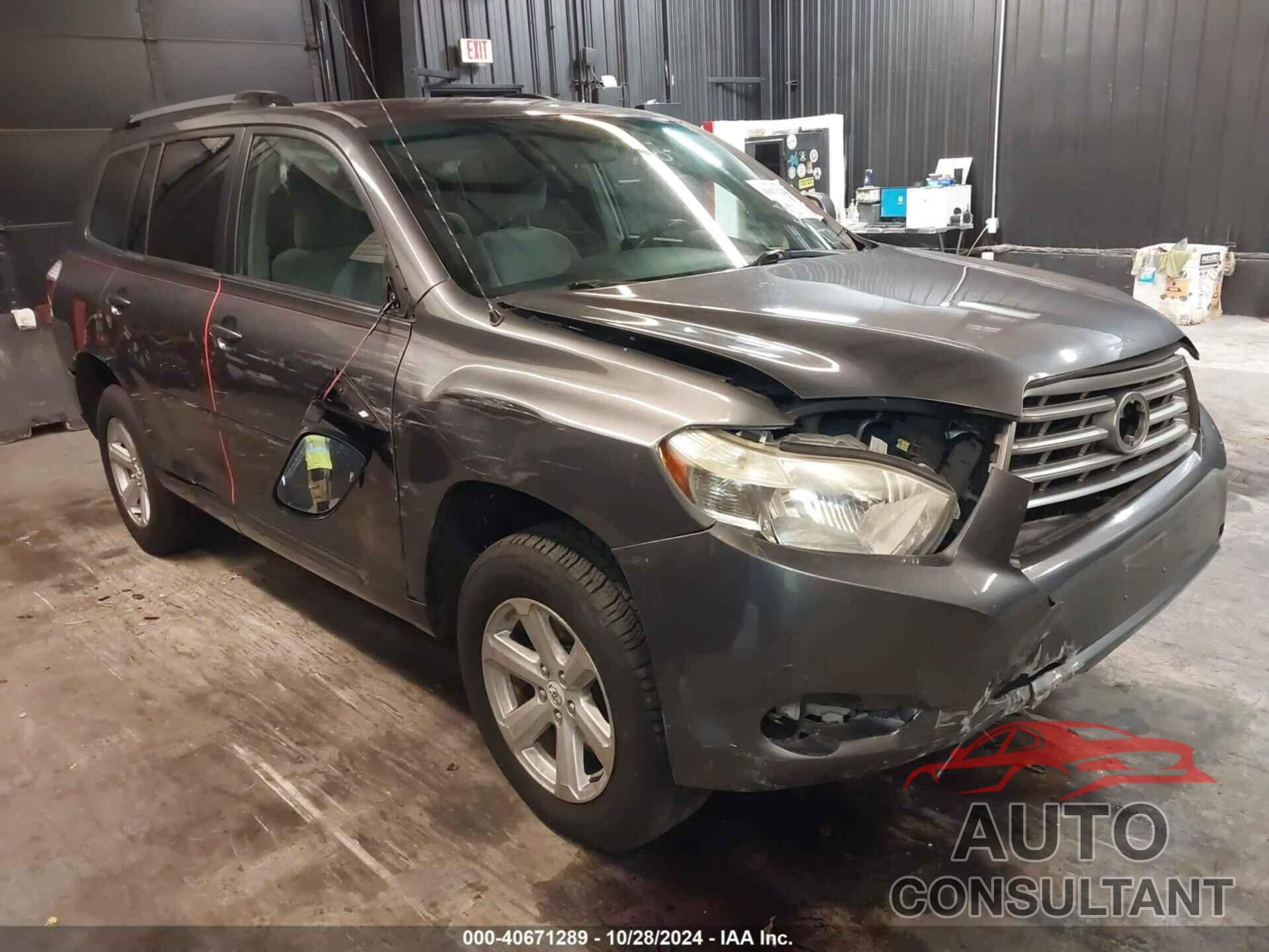 TOYOTA HIGHLANDER 2010 - 5TDZK3EHXAS018795
