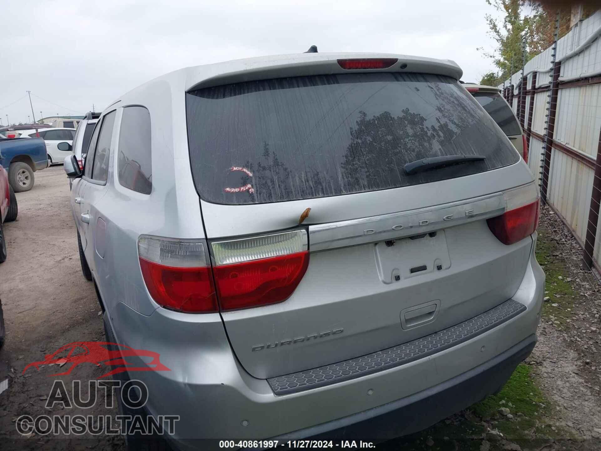 DODGE DURANGO 2011 - 1D4RD2GG2BC711505