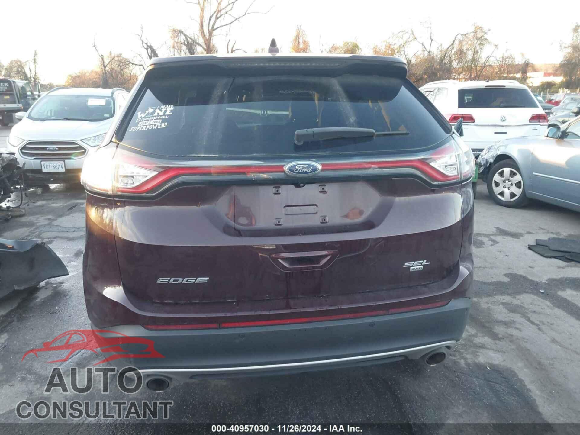 FORD EDGE 2017 - 2FMPK4J8XHBC61095