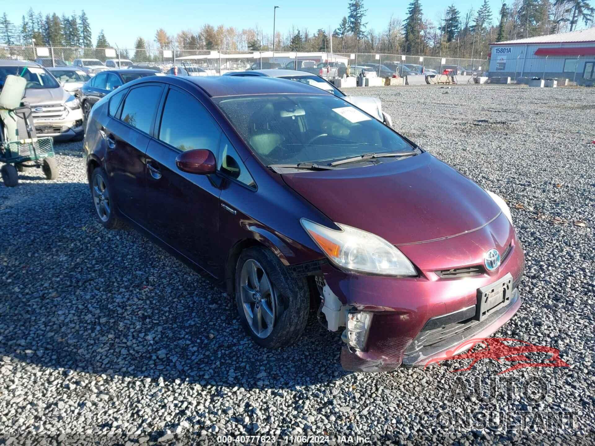 TOYOTA PRIUS 2013 - JTDKN3DU1D5604965