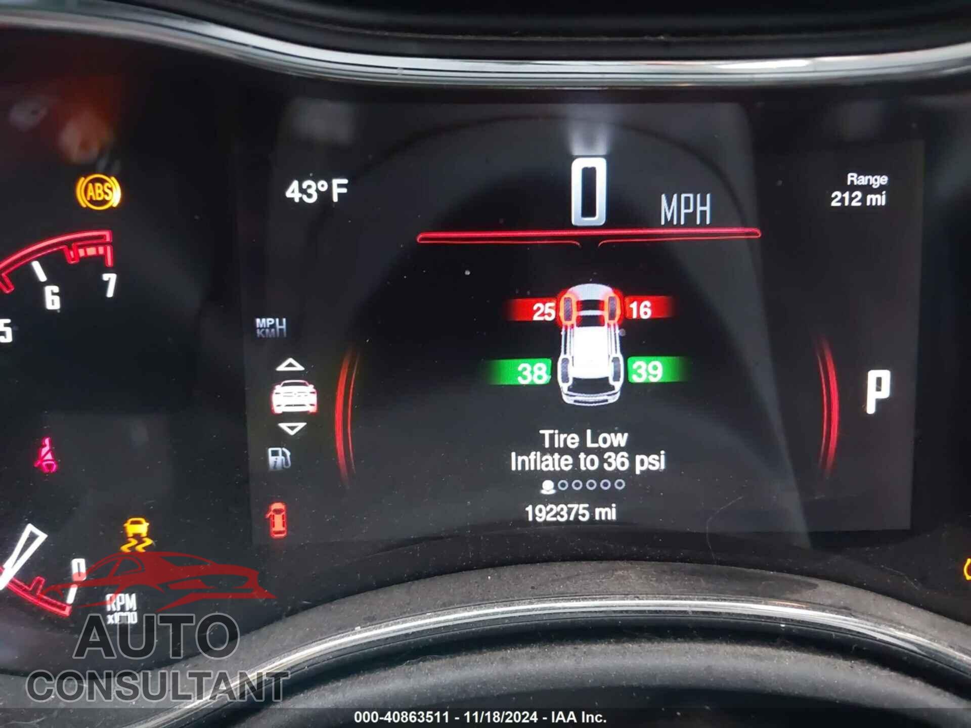 DODGE DURANGO 2015 - 1C4RDJDGXFC110277