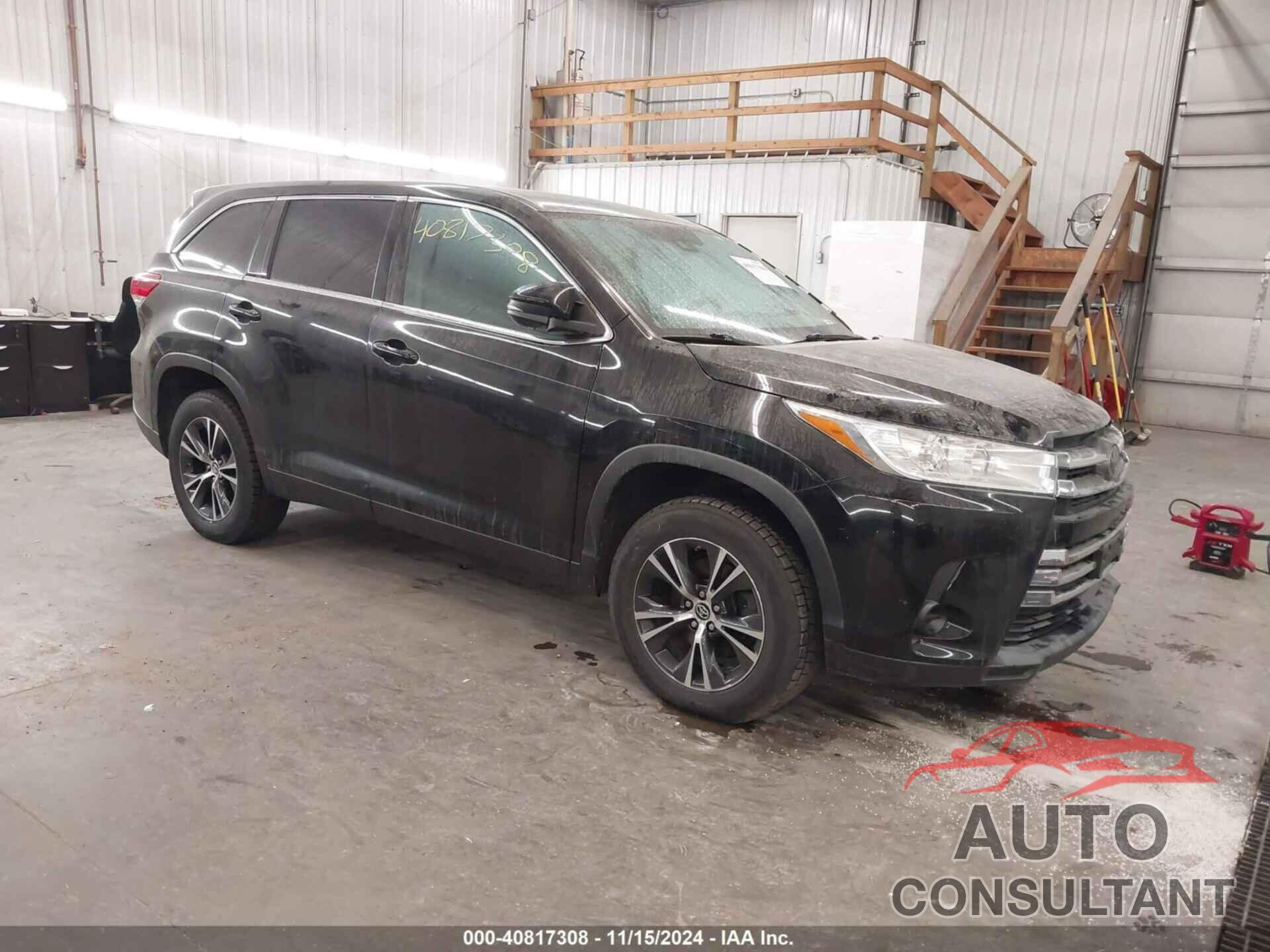 TOYOTA HIGHLANDER 2019 - 5TDZZRFH9KS304166