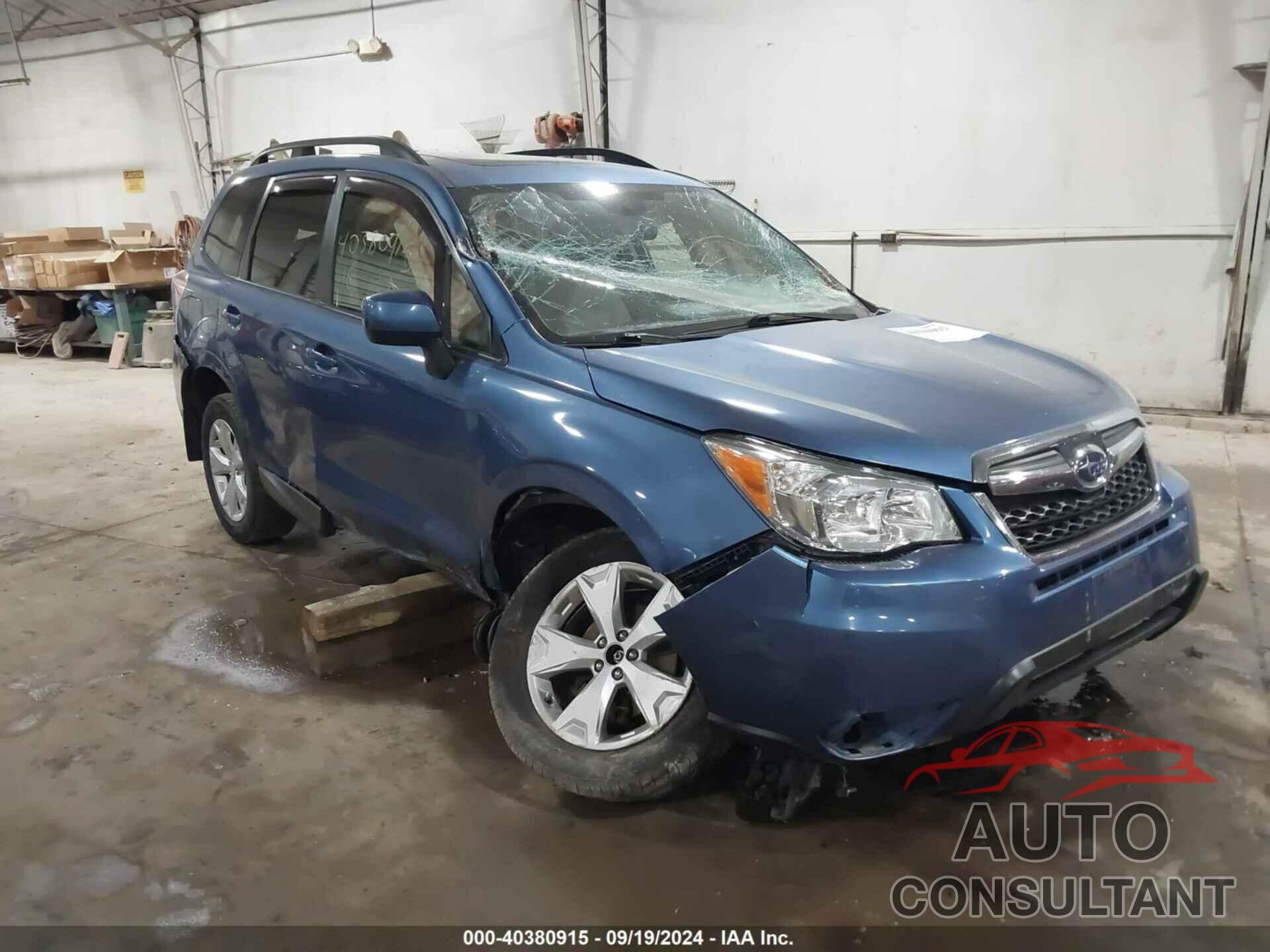 SUBARU FORESTER 2016 - JF2SJAFC8GH438873