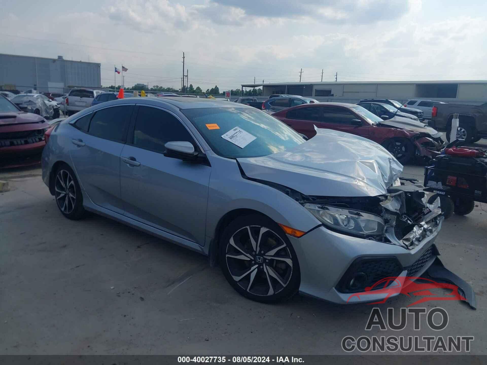 HONDA CIVIC SI 2019 - 2HGFC1E50KH703870