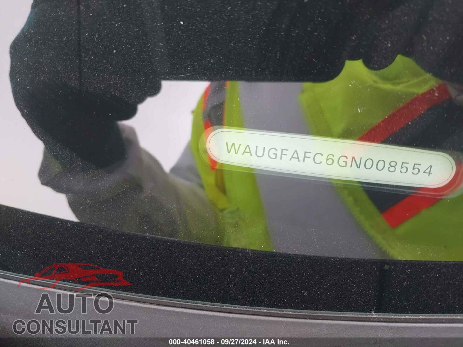 AUDI A6 2016 - WAUGFAFC6GN008554