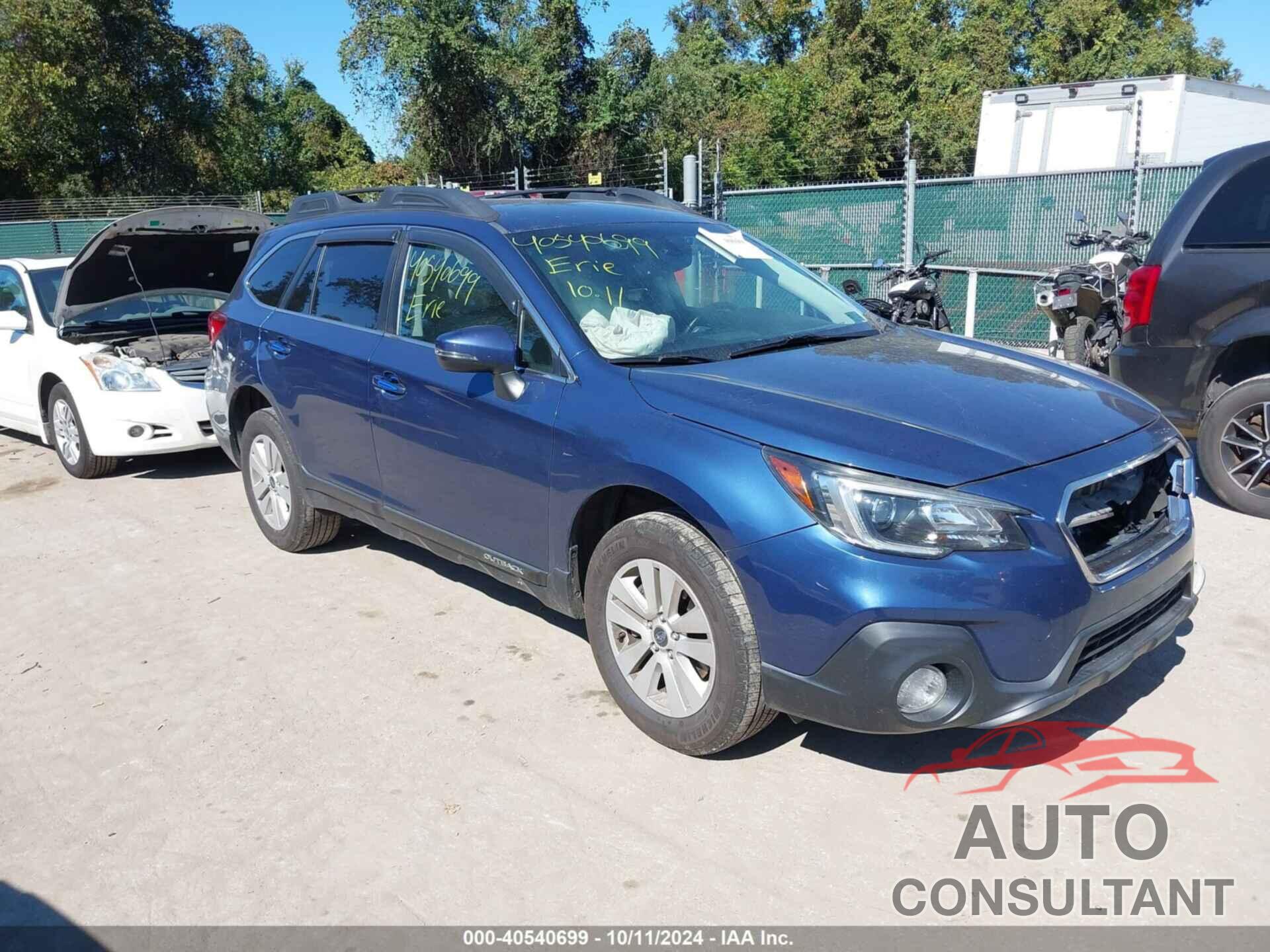 SUBARU OUTBACK 2019 - 4S4BSAFC0K3276184