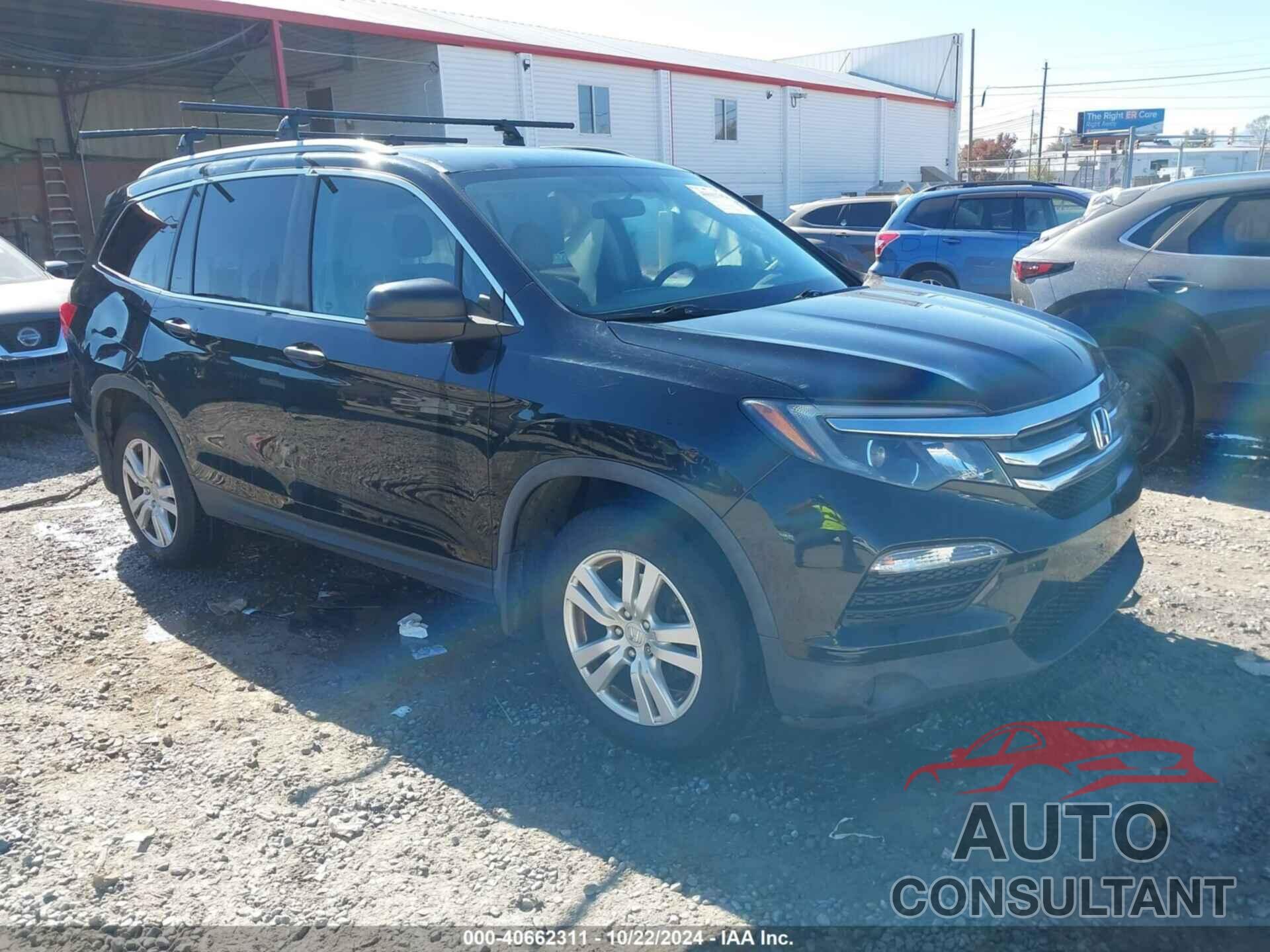 HONDA PILOT 2018 - 5FNYF6H16JB054195