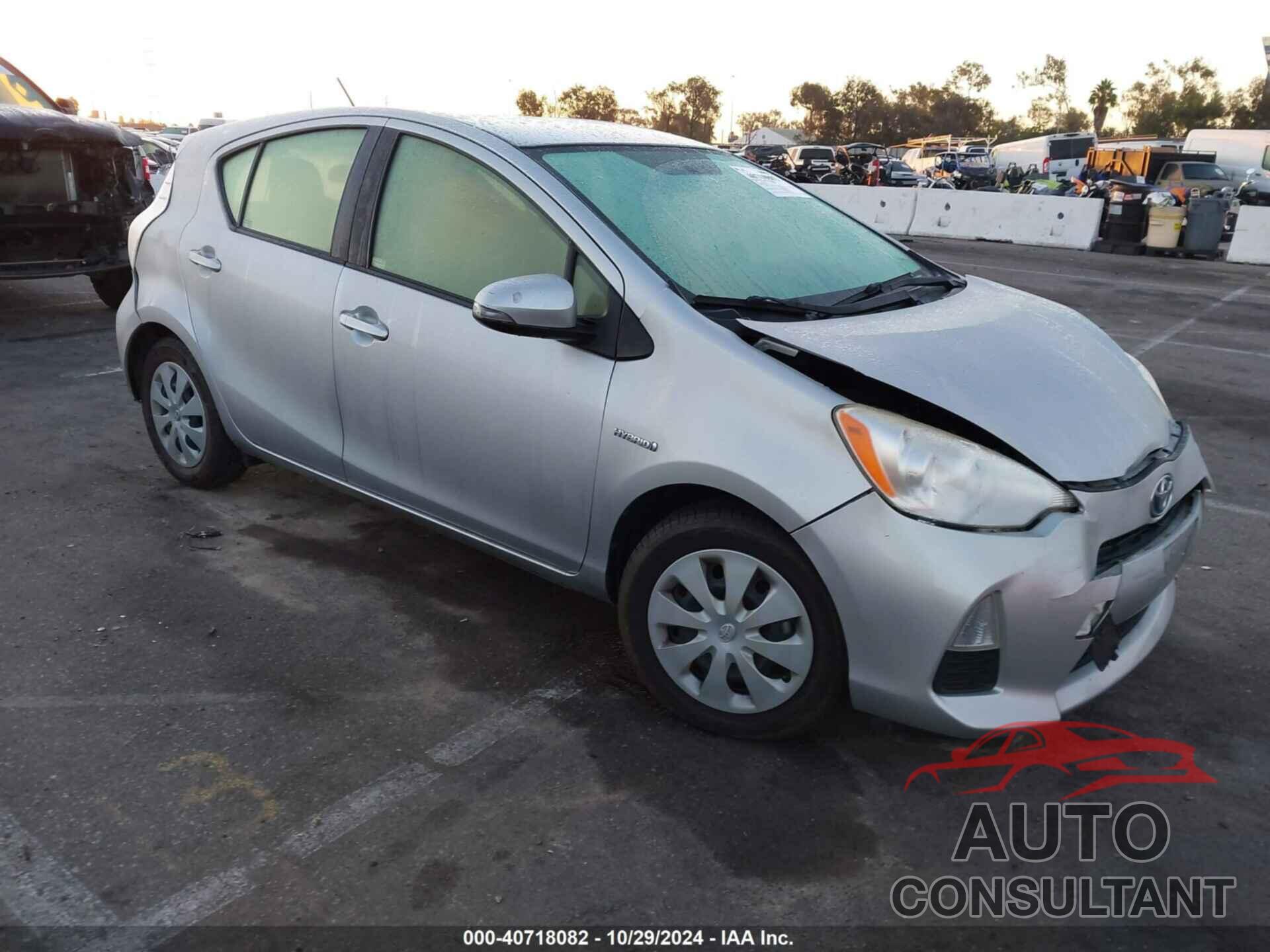 TOYOTA PRIUS C 2014 - JTDKDTB38E1563157