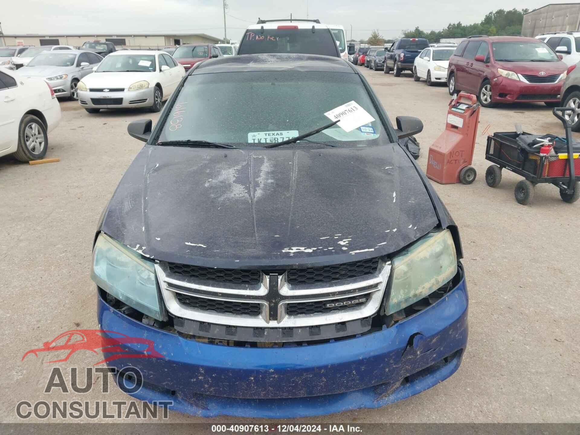 DODGE AVENGER 2013 - 1C3CDZAB2DN616138