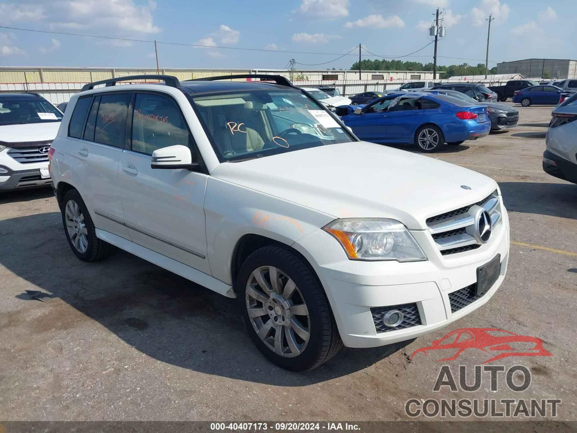 MERCEDES-BENZ GLK 350 2010 - WDCGG5GB9AF500634