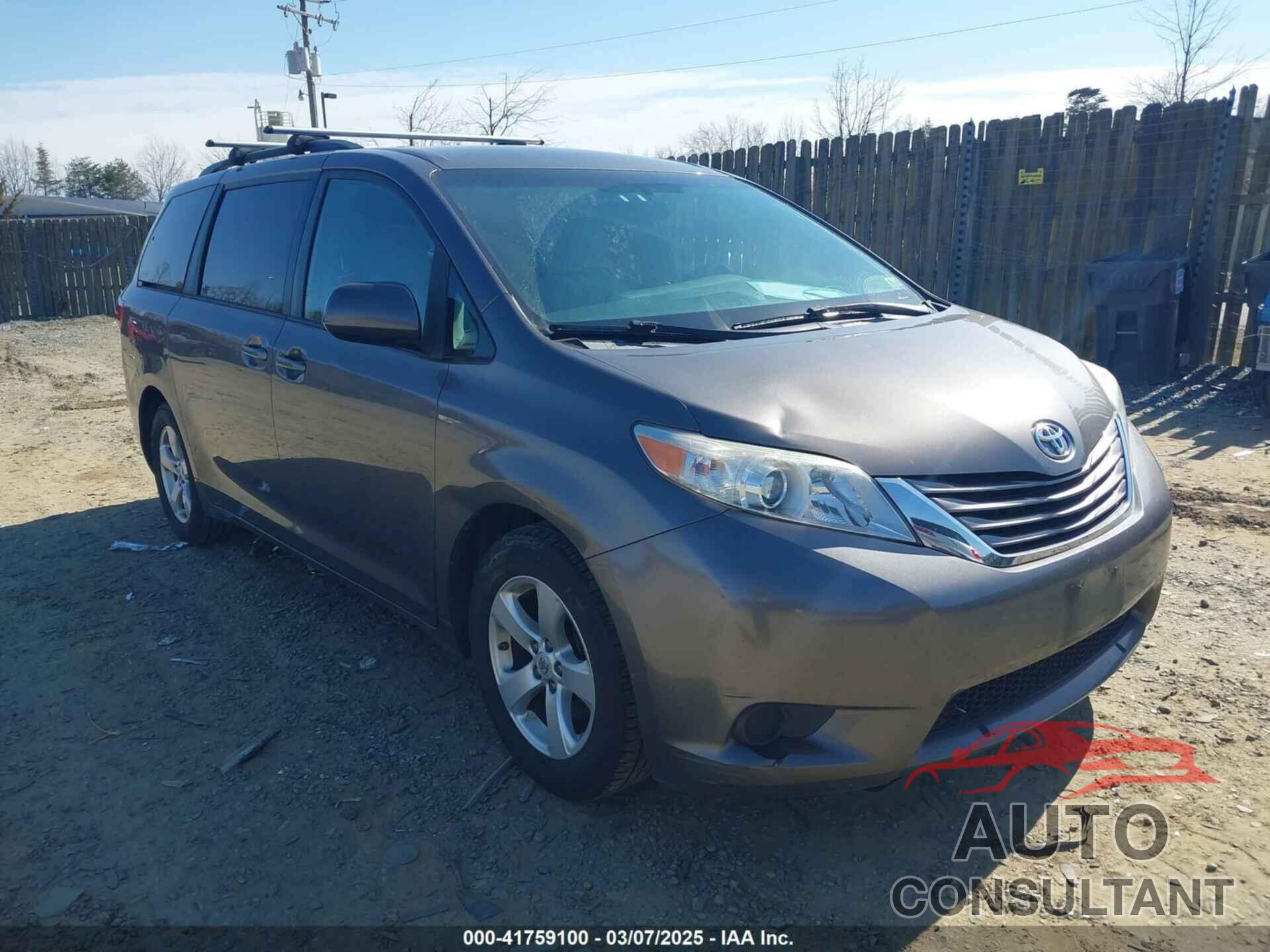 TOYOTA SIENNA 2016 - 5TDKK3DC3GS765784
