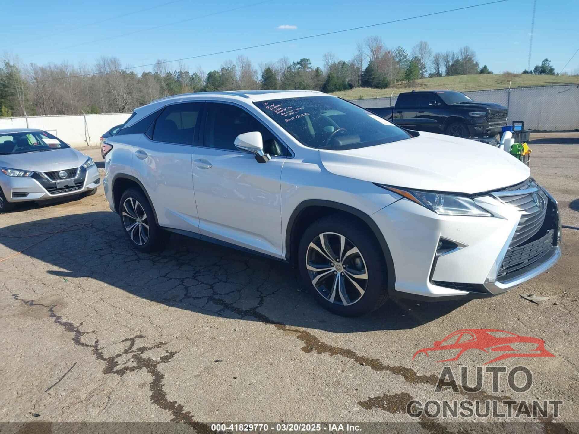LEXUS RX 350 2017 - 2T2ZZMCA6HC039164