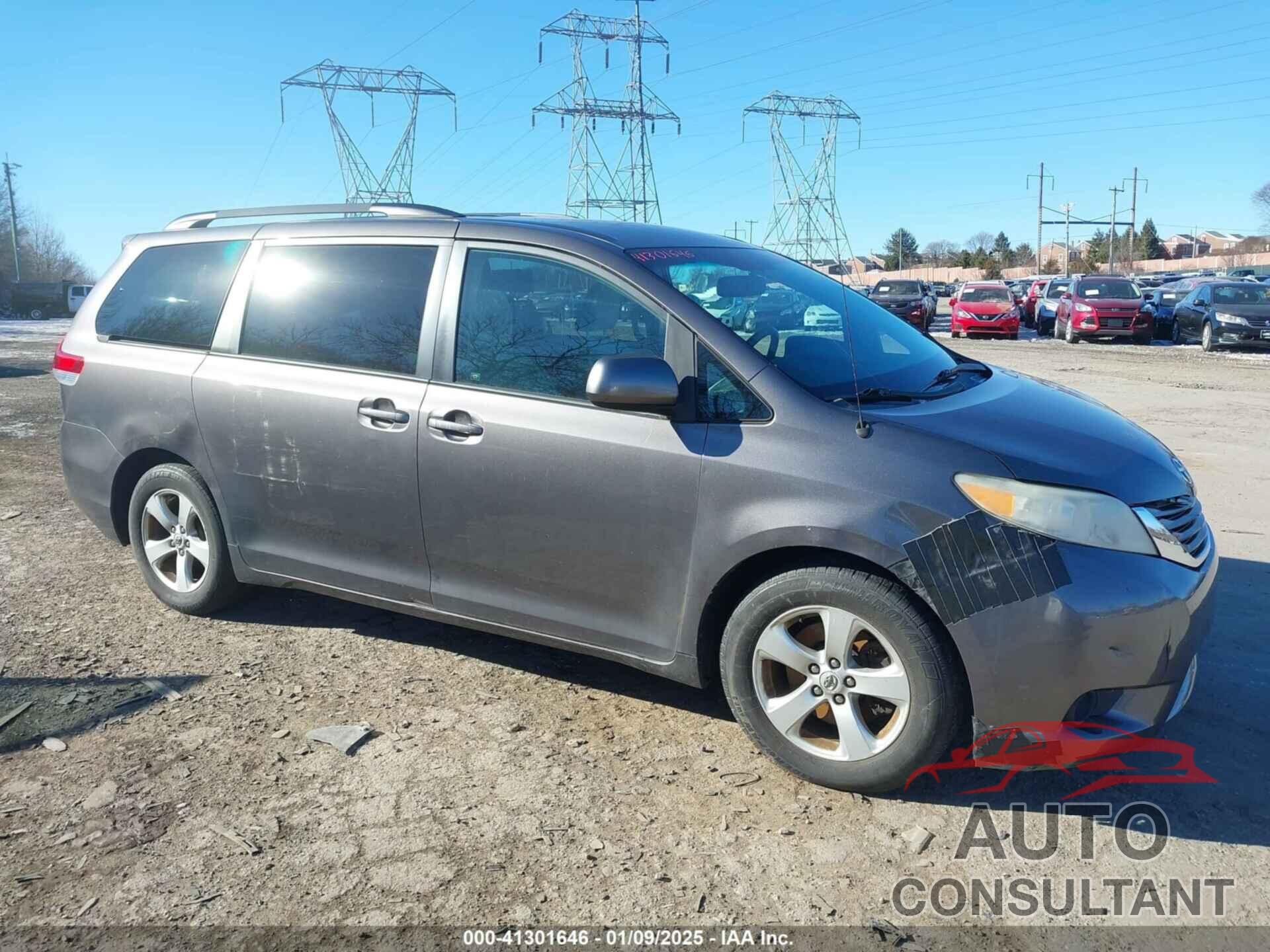 TOYOTA SIENNA 2012 - 5TDKK3DCXCS199391