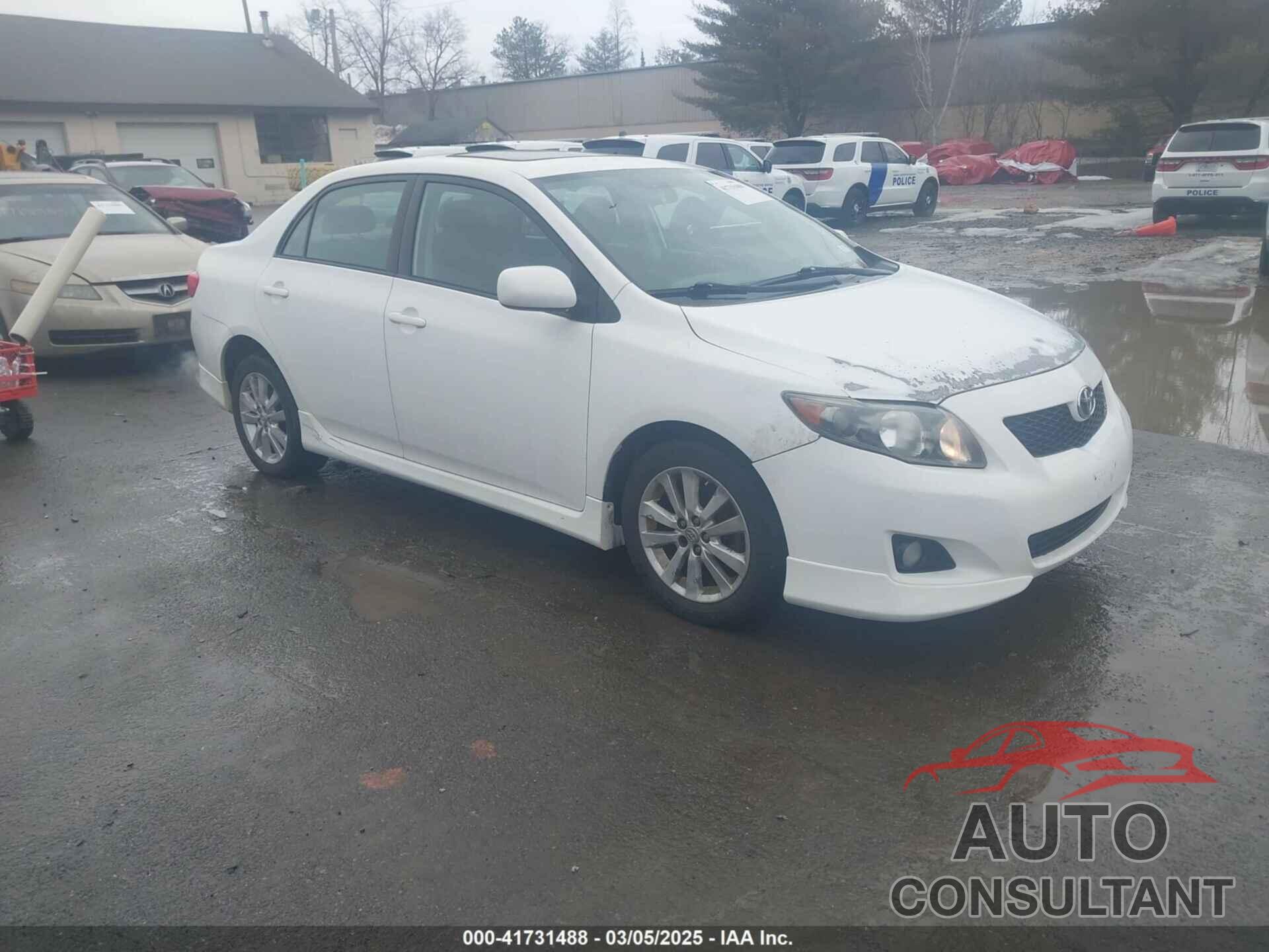 TOYOTA COROLLA 2009 - 1NXBU40E89Z093447