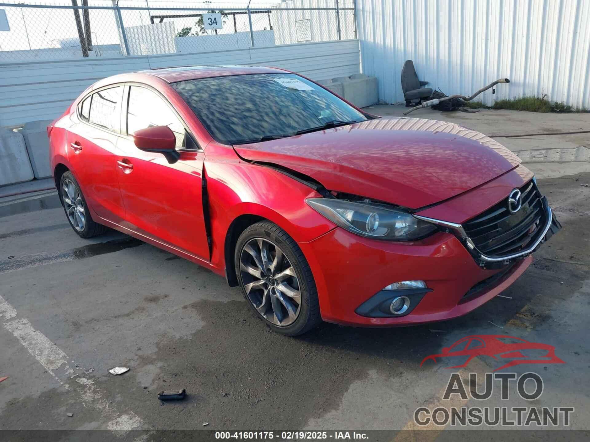 MAZDA MAZDA3 2015 - JM1BM1V39F1222013