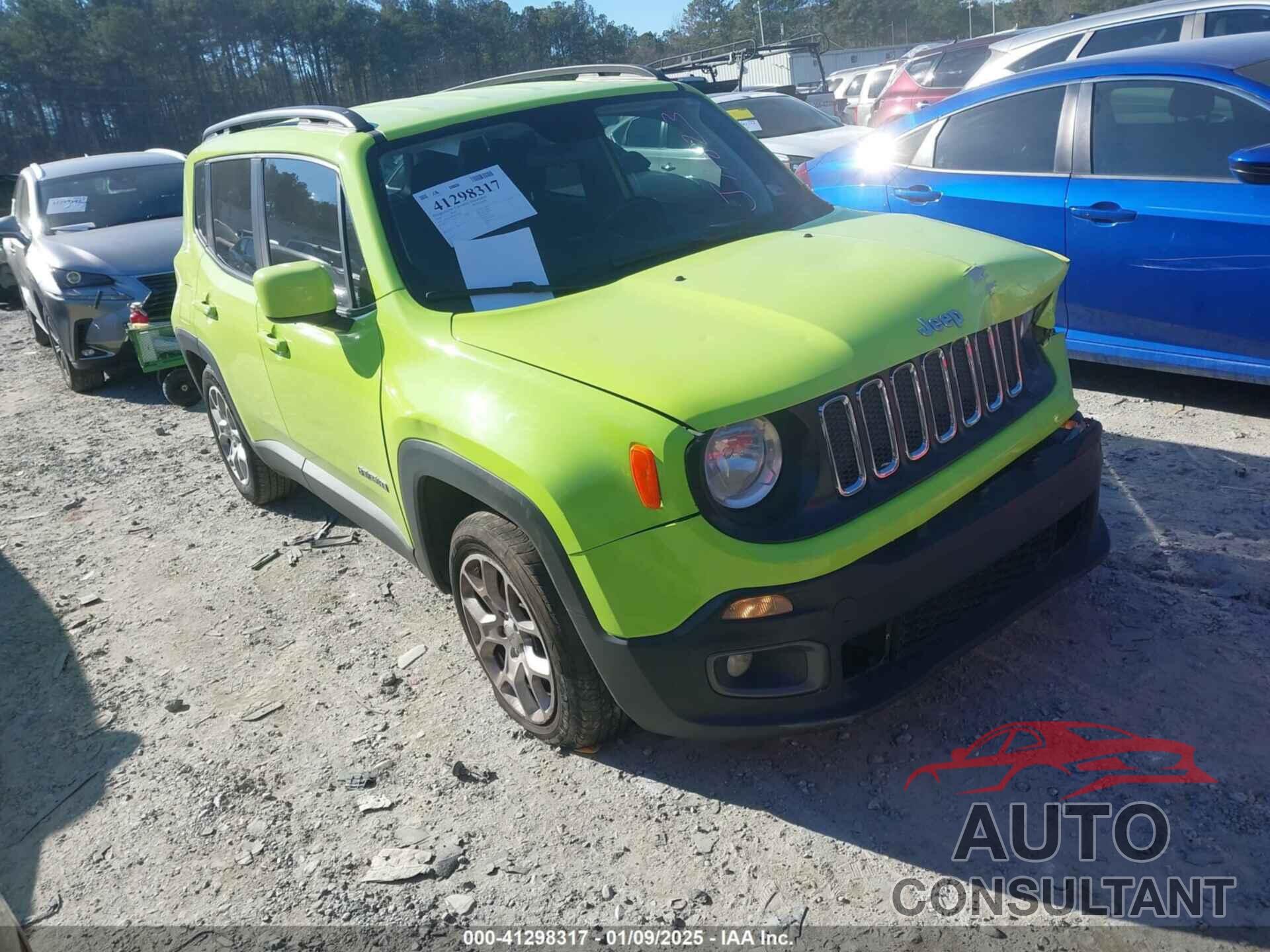 JEEP RENEGADE 2018 - ZACCJABB9JPJ71823