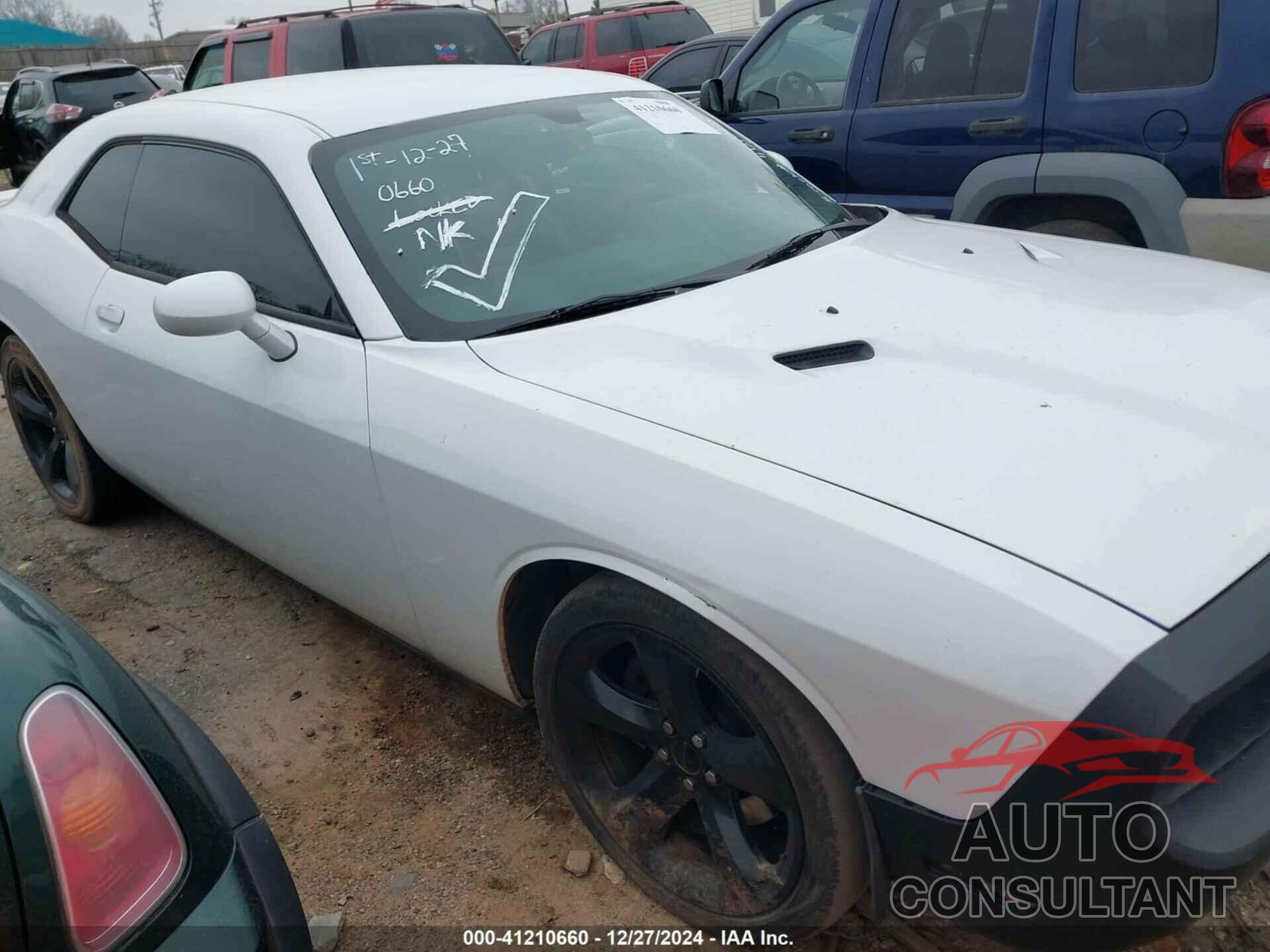 DODGE CHALLENGER 2013 - 2C3CDYAG1DH500864