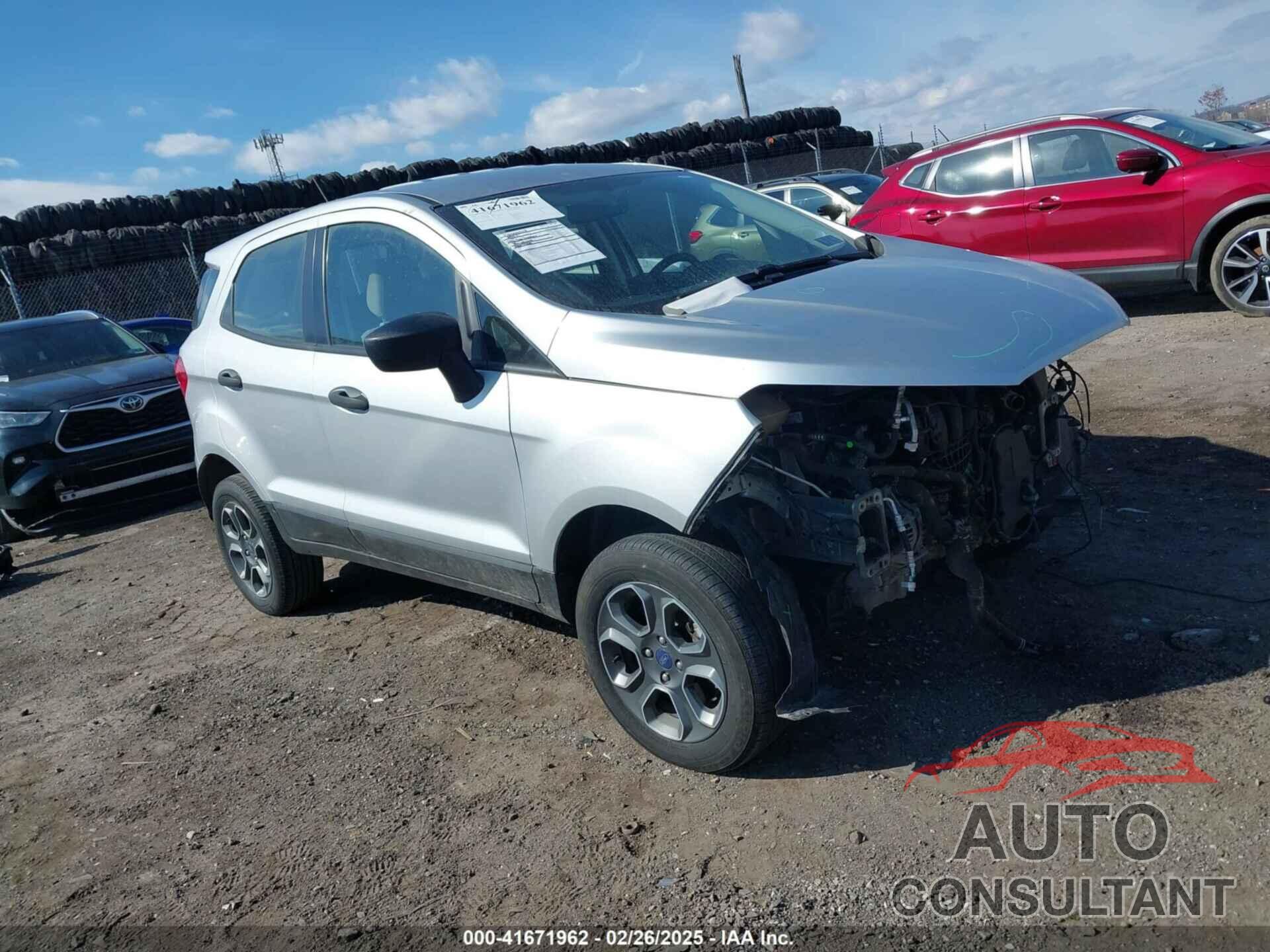 FORD ECOSPORT 2020 - MAJ6S3FL6LC393907
