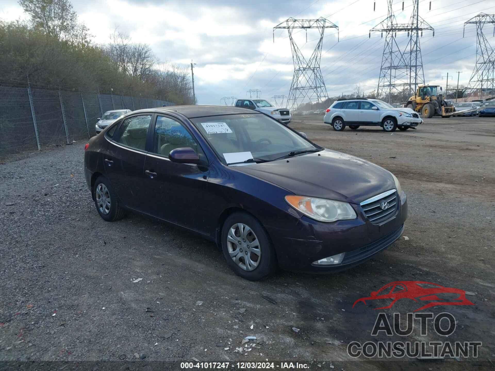 HYUNDAI ELANTRA 2009 - KMHDU46D29U815941