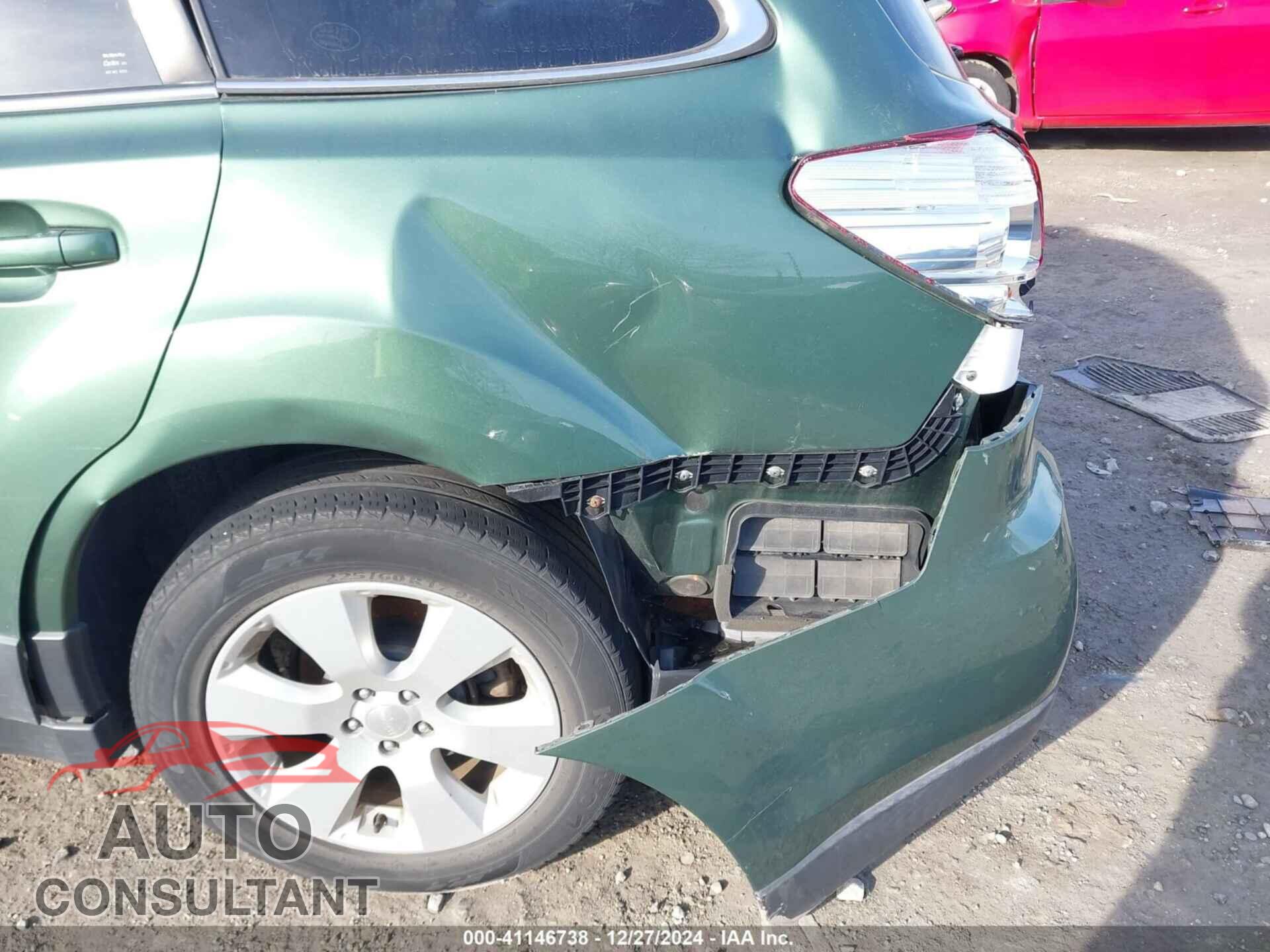 SUBARU OUTBACK 2011 - 4S4BRBCC6B3422982