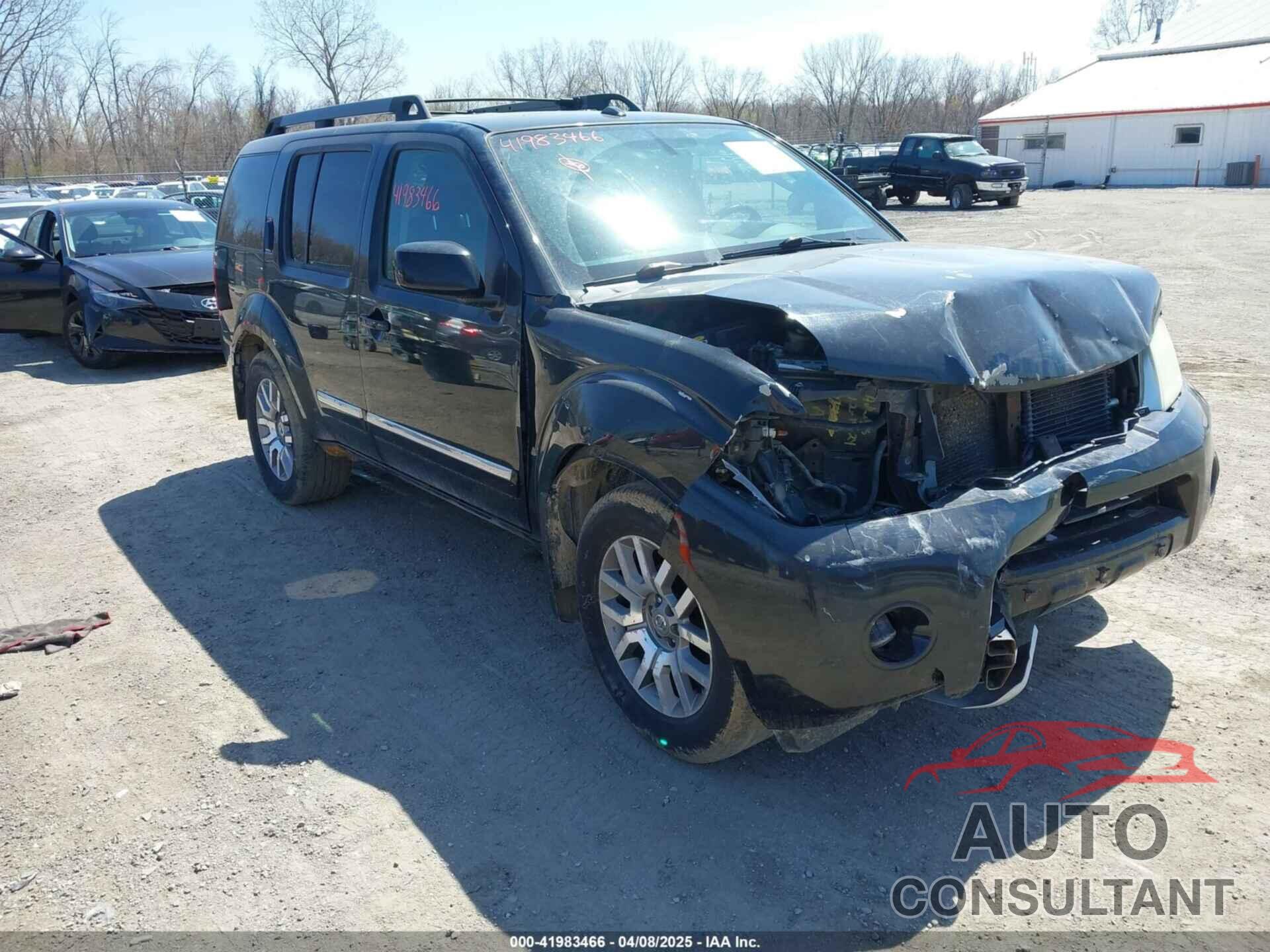 NISSAN PATHFINDER 2010 - 5N1AR1NB5AC611762