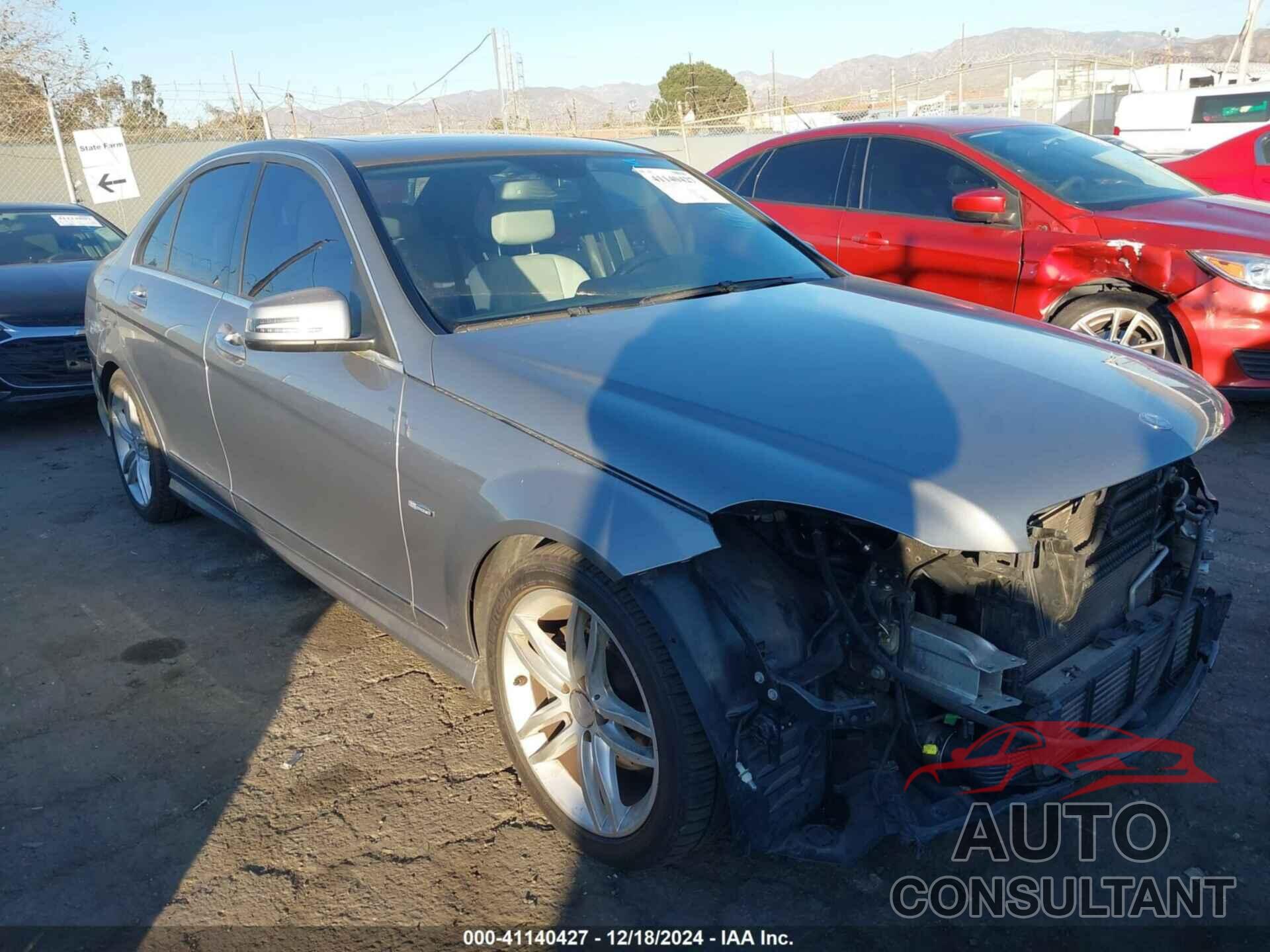 MERCEDES-BENZ C 250 2012 - WDDGF4HB3CA658779