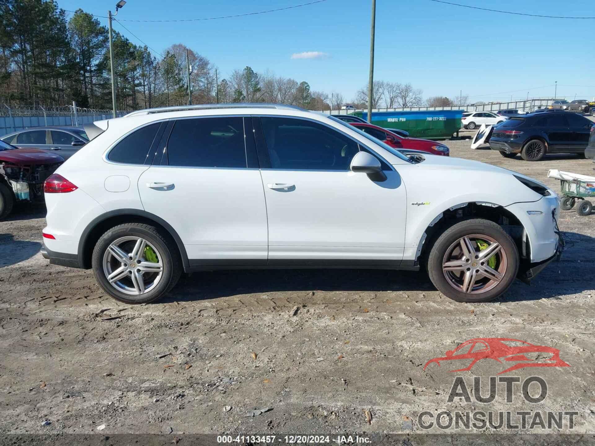 PORSCHE CAYENNE E-HYBRID 2015 - WP1AE2A23FLA52956
