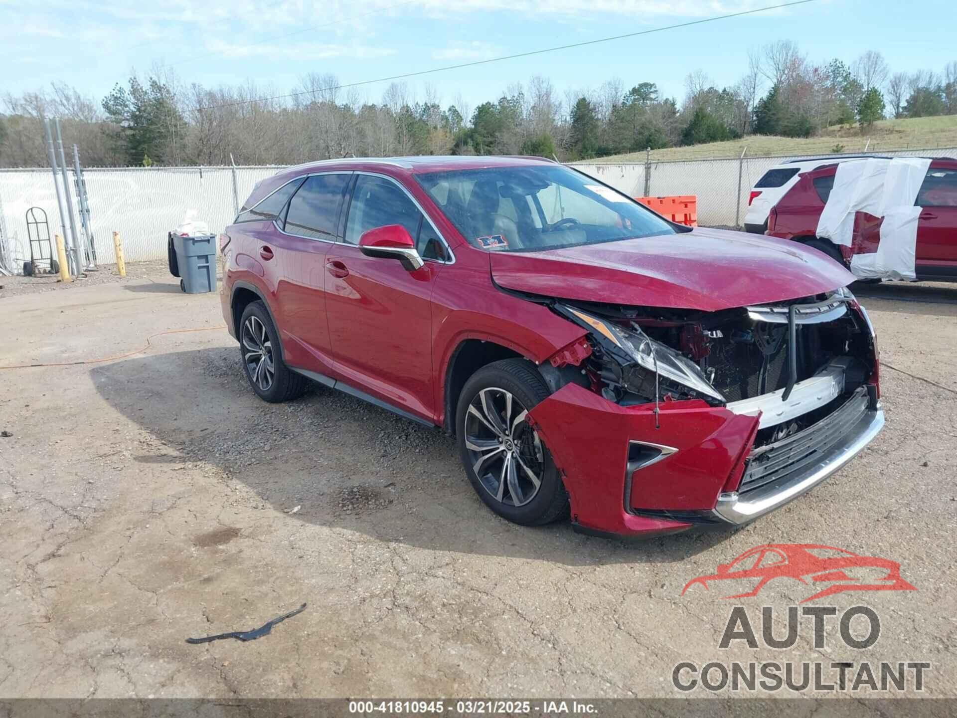 LEXUS RX 350L 2018 - JTJDZKCA3J2004828