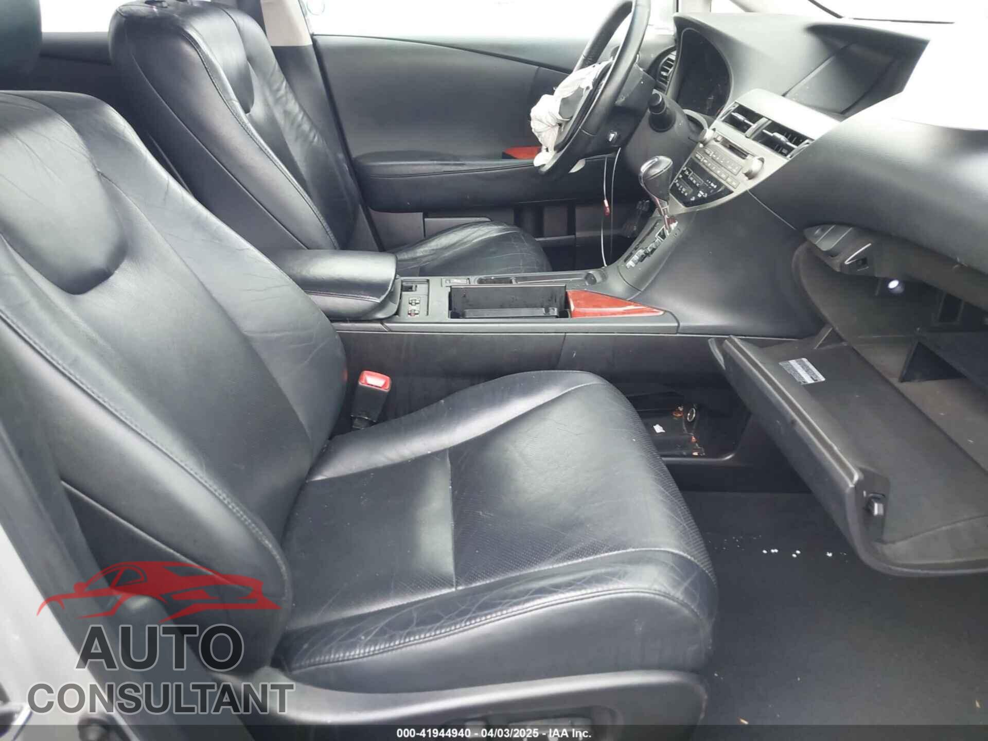 LEXUS RX 350 2011 - 2T2BK1BA8BC083597