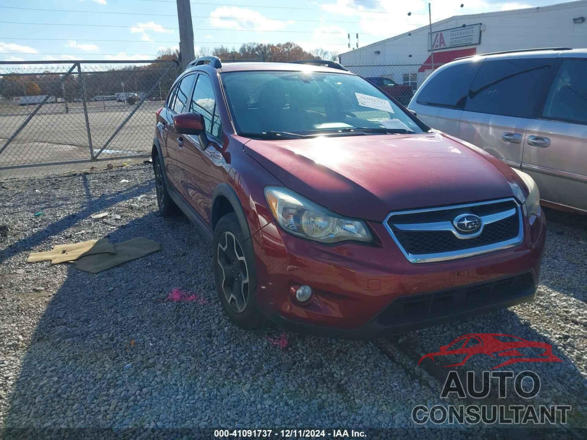 SUBARU XV CROSSTREK 2015 - JF2GPADC4F8258246