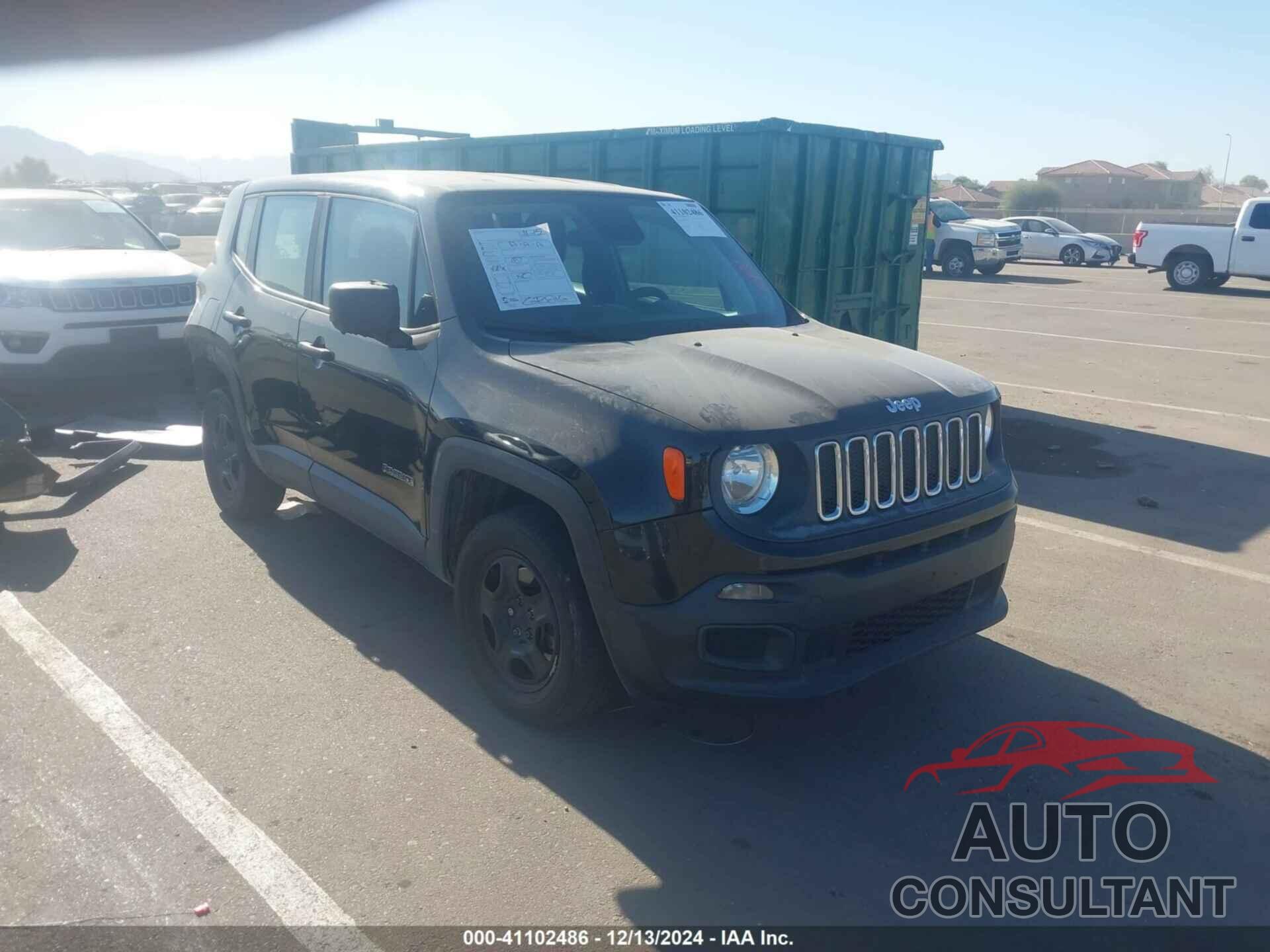 JEEP RENEGADE 2018 - ZACCJBAB3JPH03528