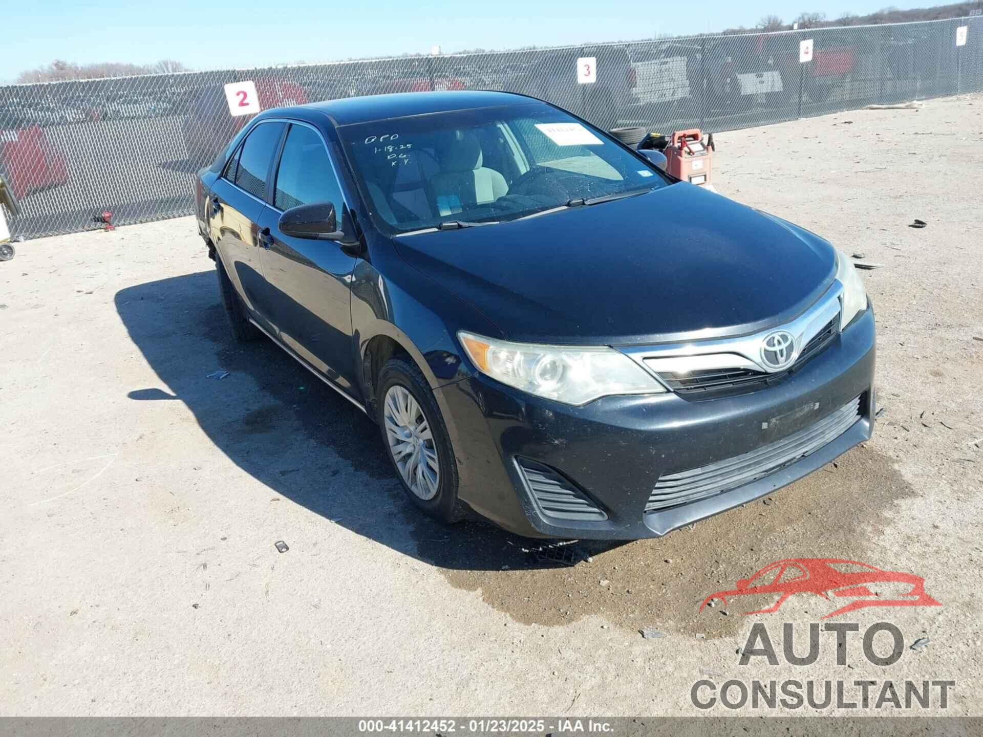 TOYOTA CAMRY 2012 - 4T1BF1FK7CU003444