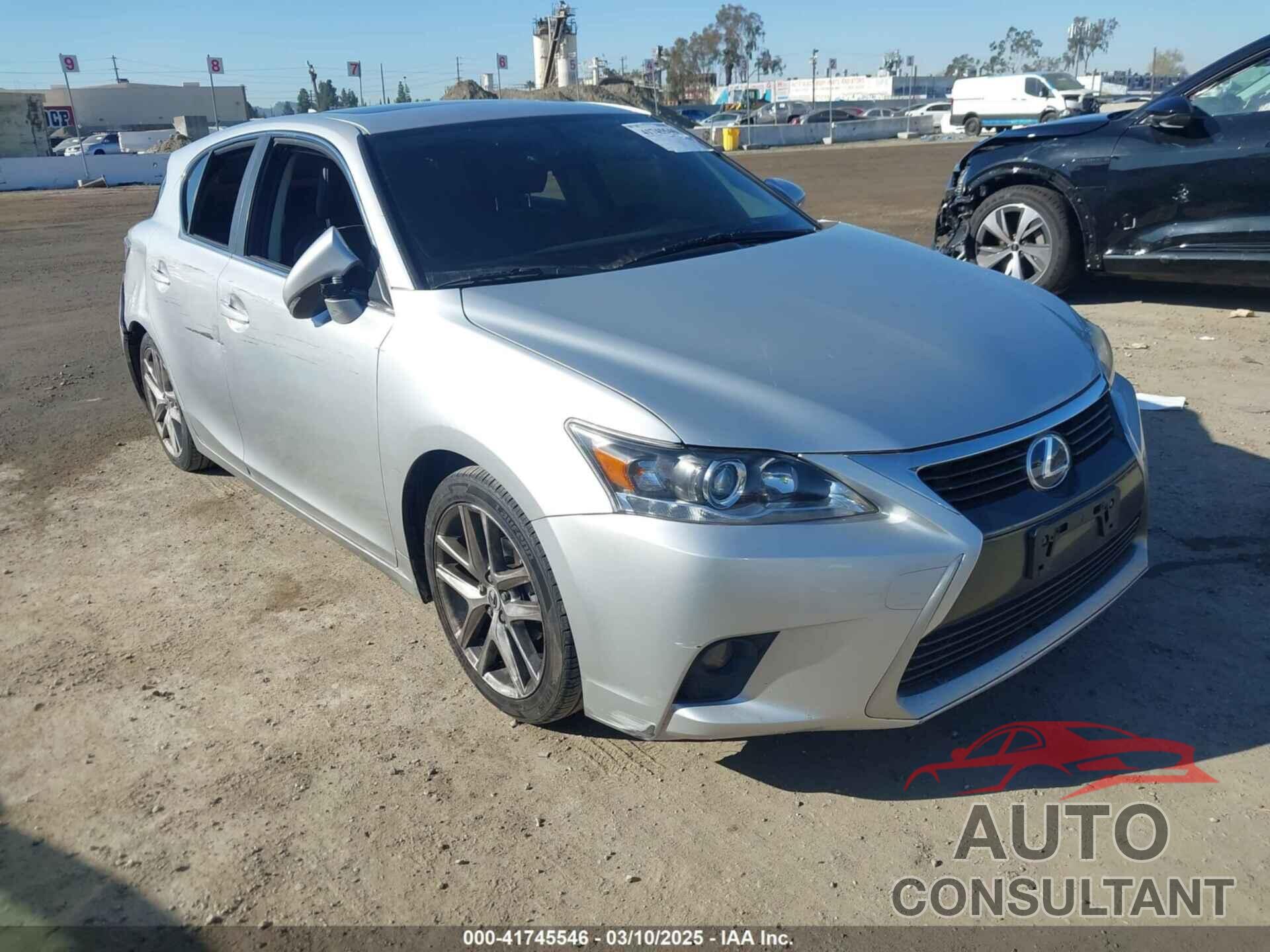 LEXUS CT 200H 2014 - JTHKD5BH0E2193886