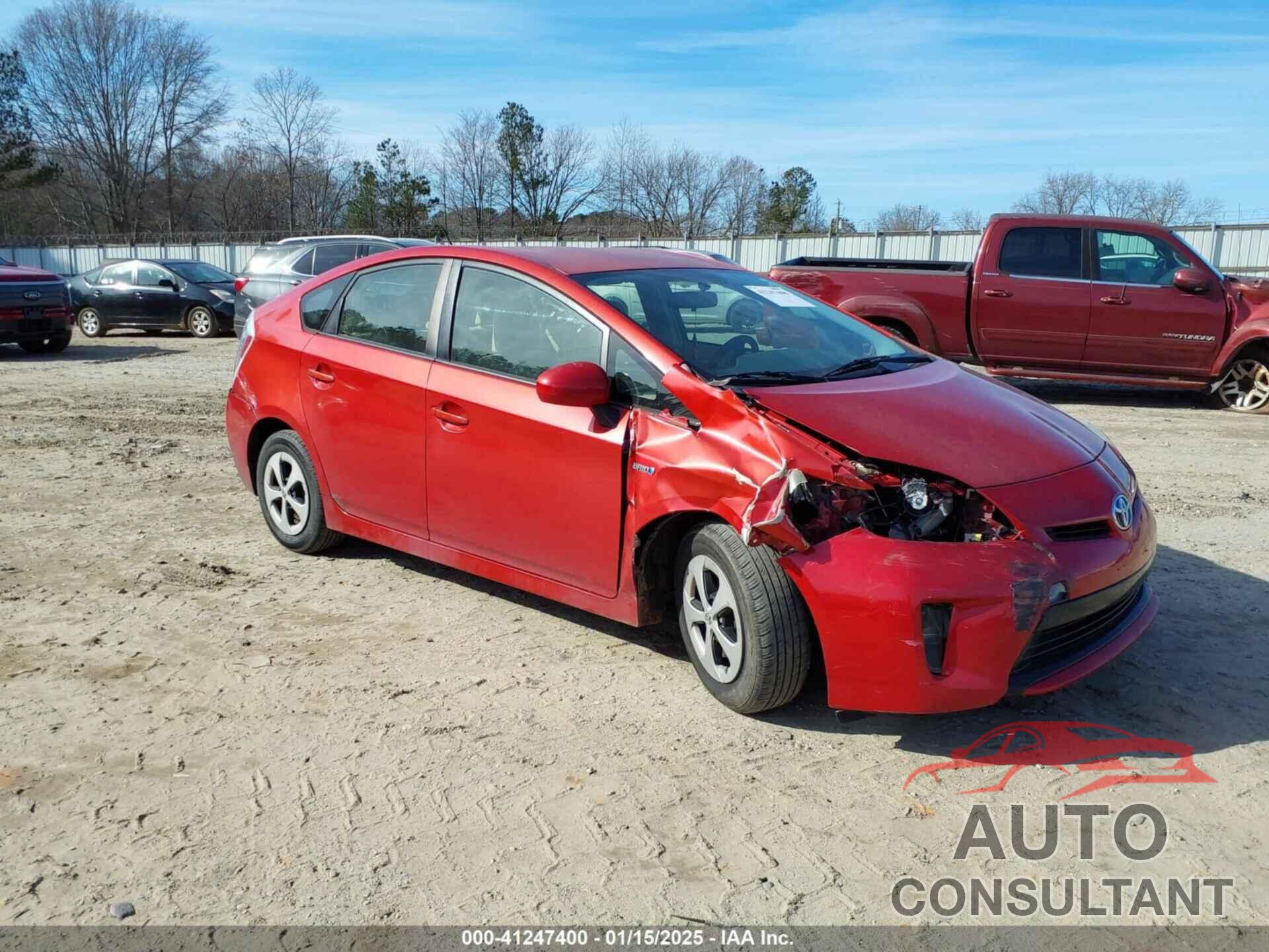 TOYOTA PRIUS 2012 - JTDKN3DUXC1586665