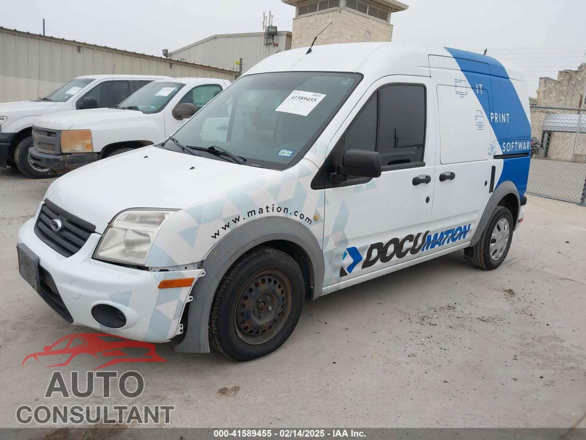 FORD TRANSIT CONNECT 2012 - NM0LS6BN2CT098564