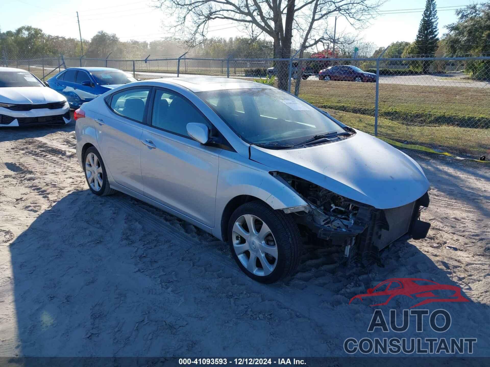 HYUNDAI ELANTRA 2013 - KMHDH4AE9DU580273