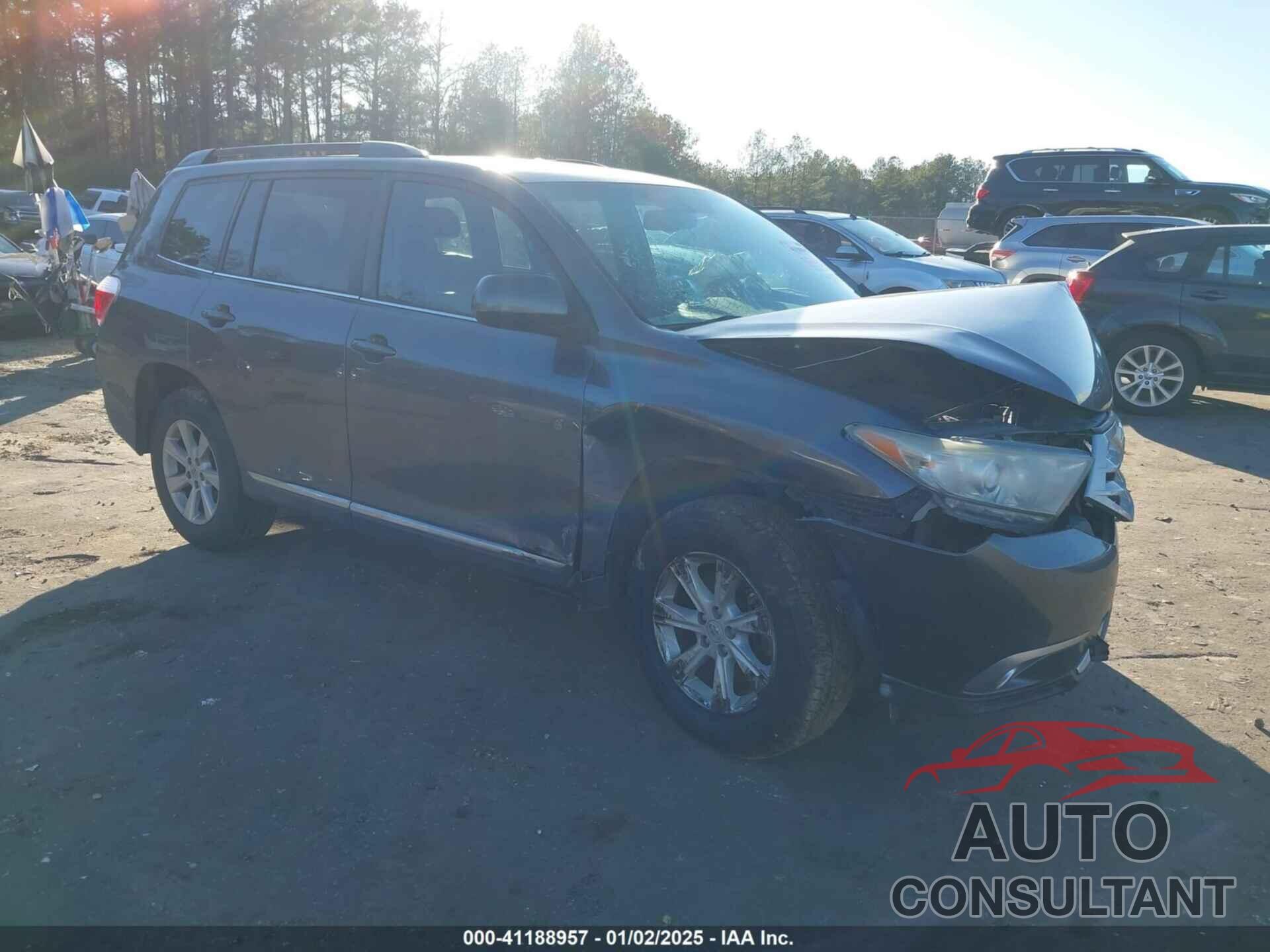 TOYOTA HIGHLANDER 2011 - 5TDZK3EHXBS037252