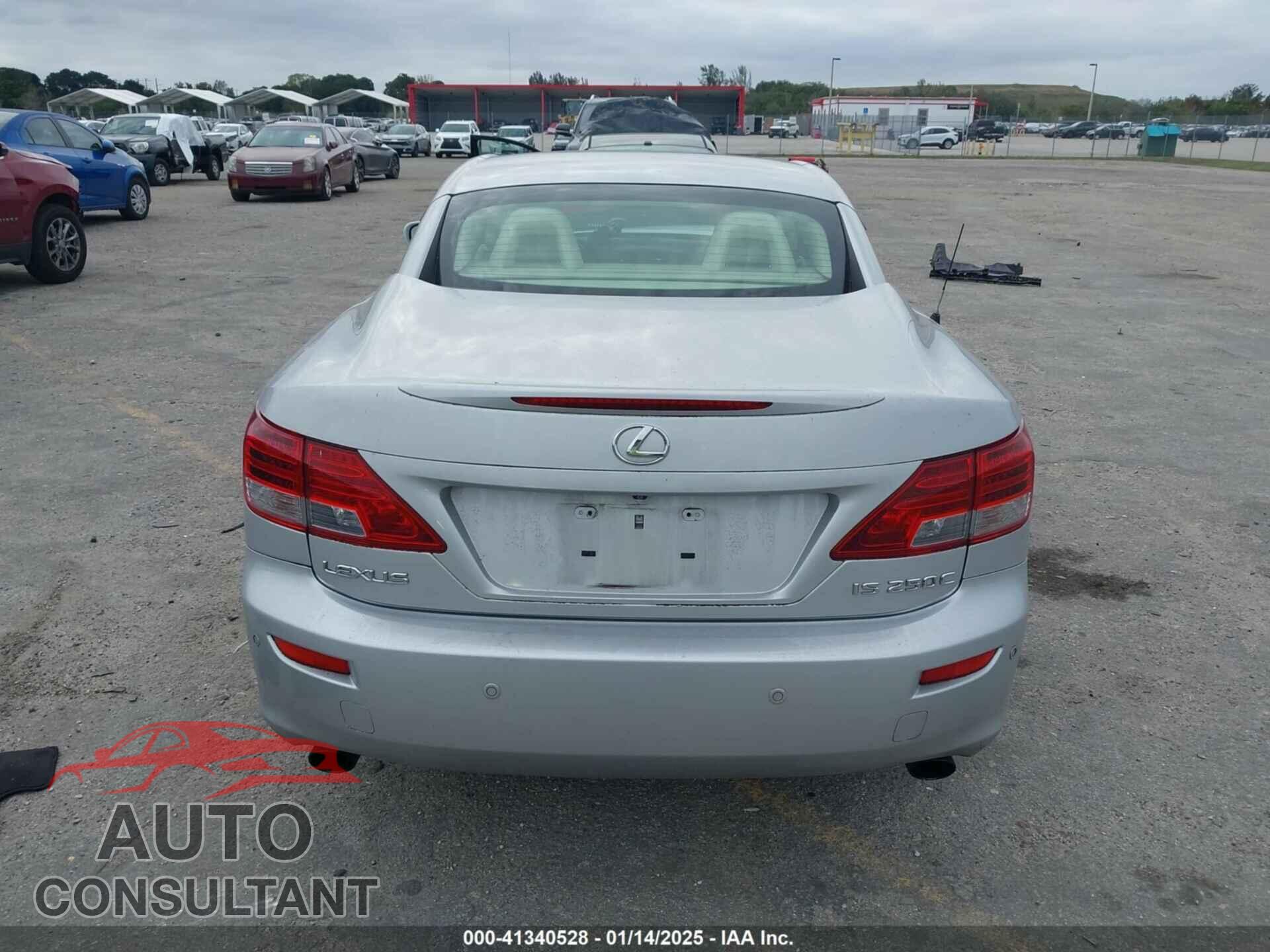LEXUS IS 250C 2010 - JTHFF2C22A2509853