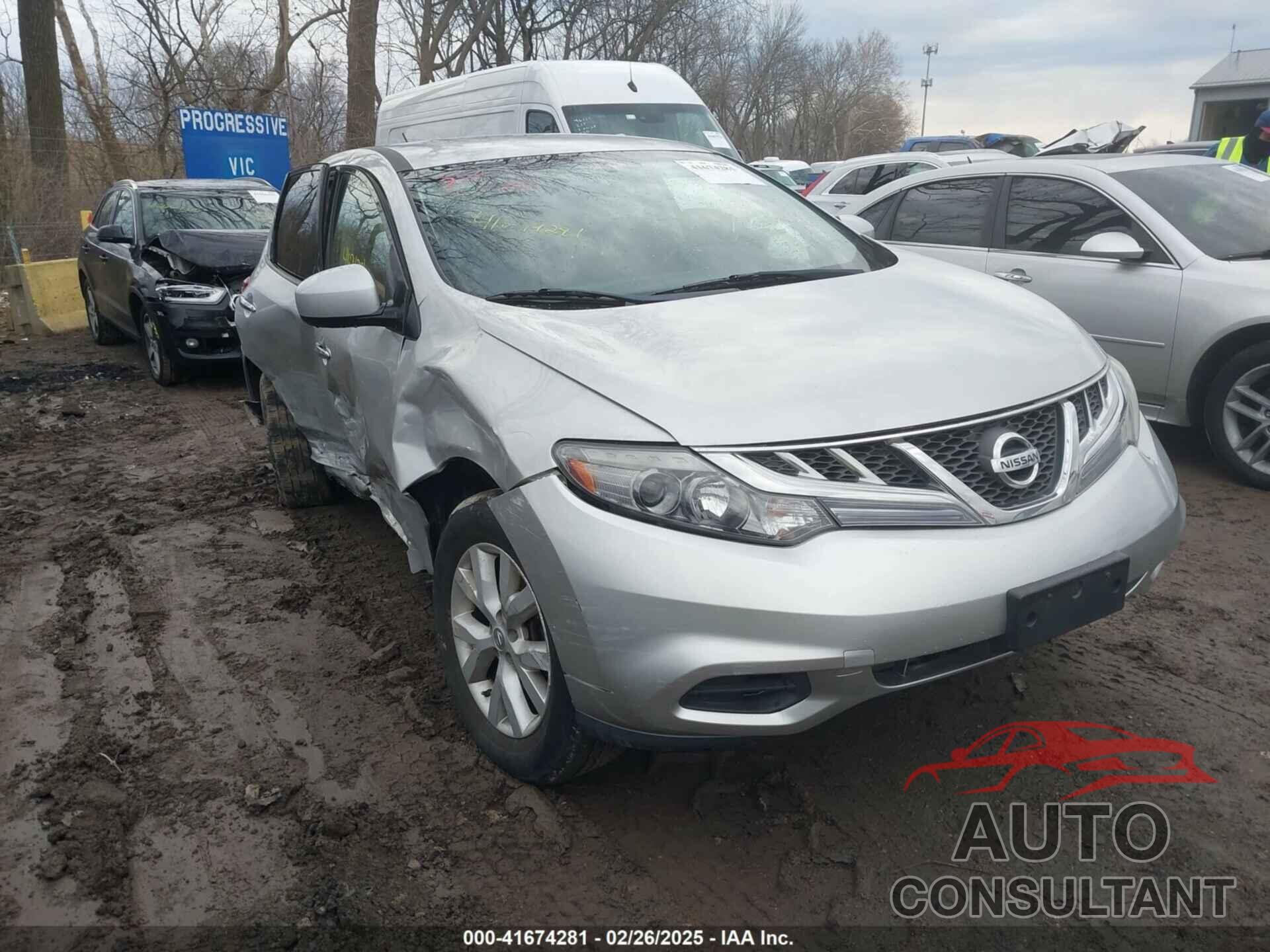 NISSAN MURANO 2012 - JN8AZ1MW3CW220060