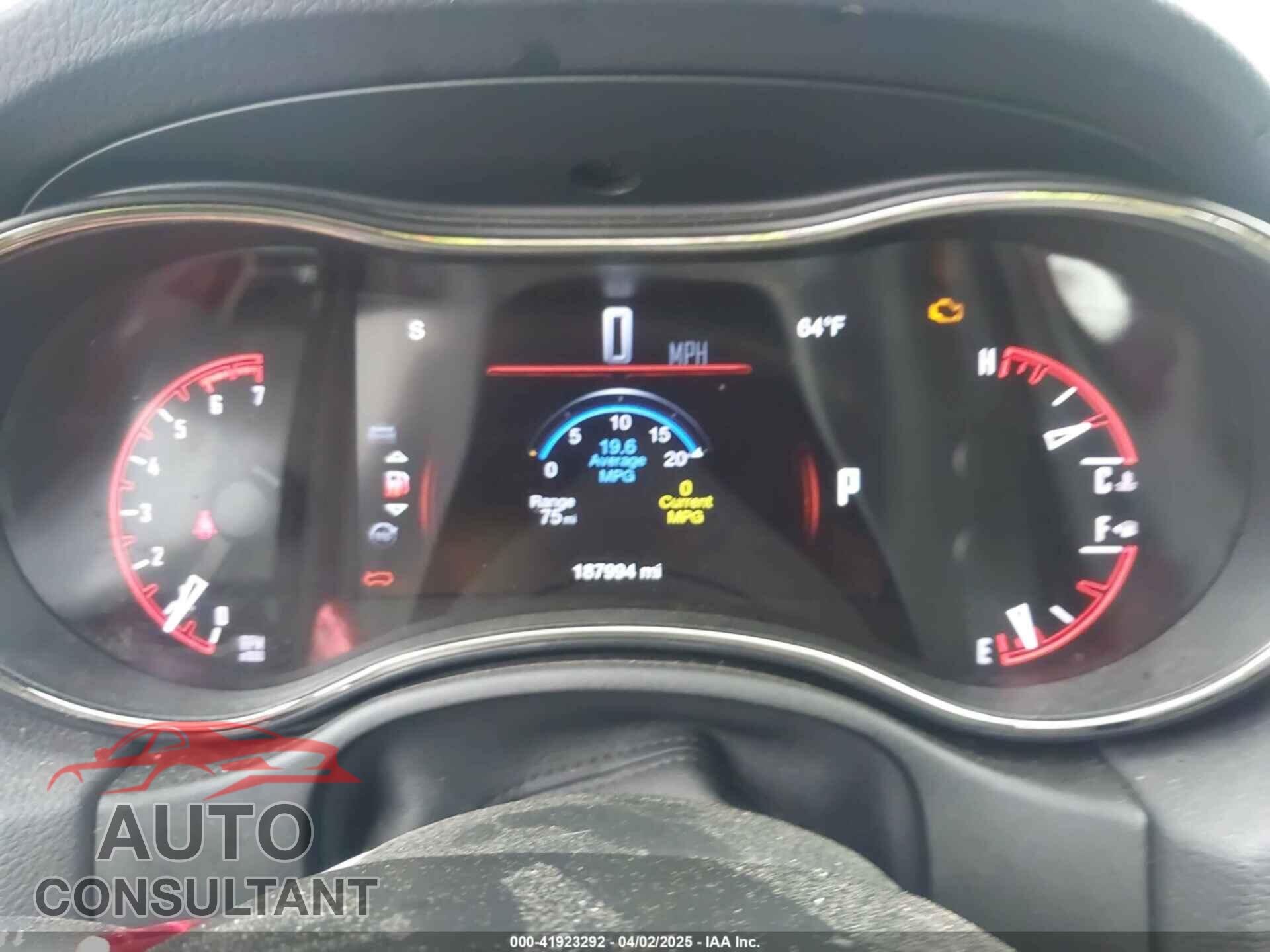 DODGE DURANGO 2019 - 1C4SDHCT0KC824776