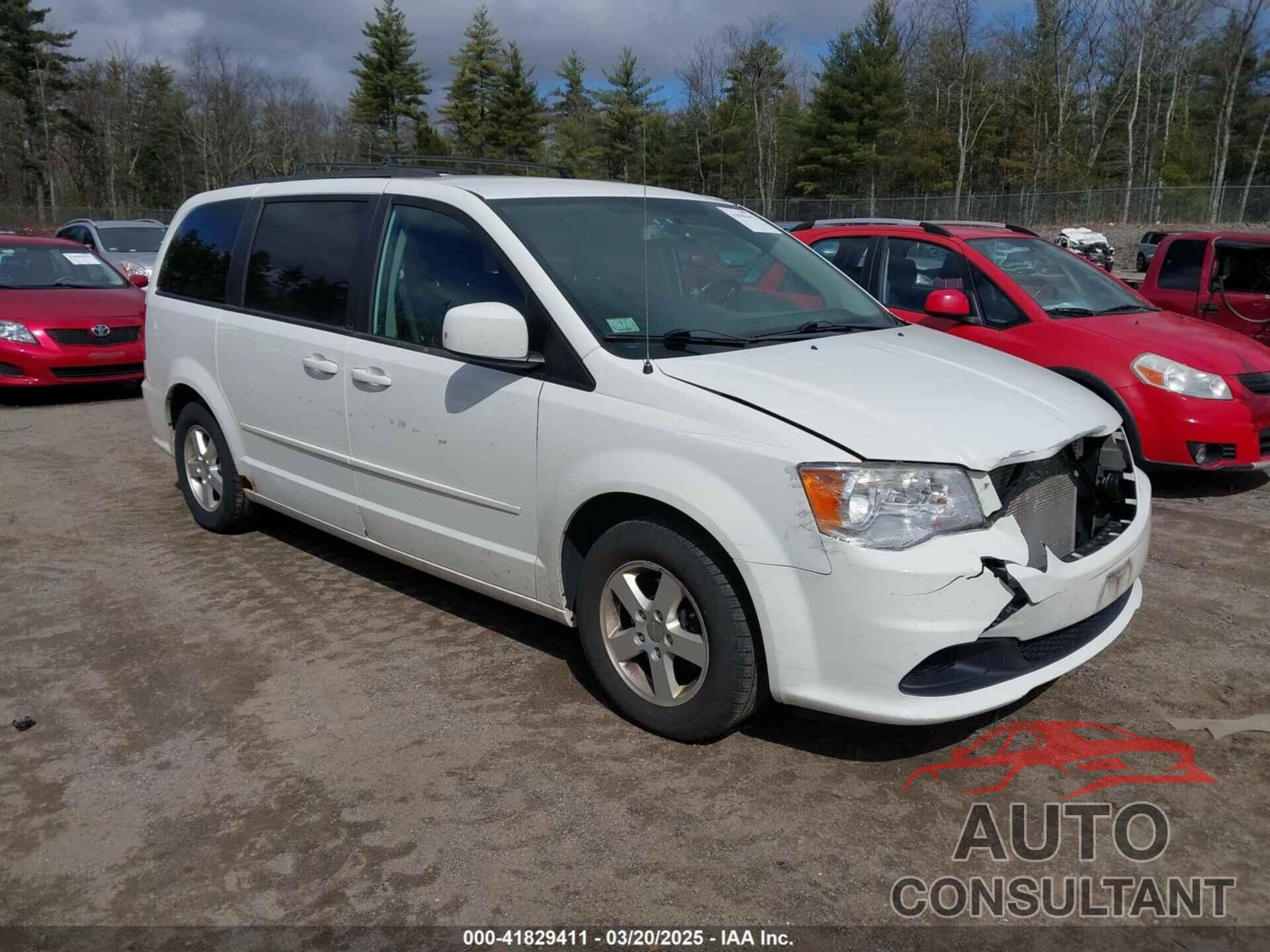 DODGE GRAND CARAVAN 2012 - 2C4RDGCGXCR248859