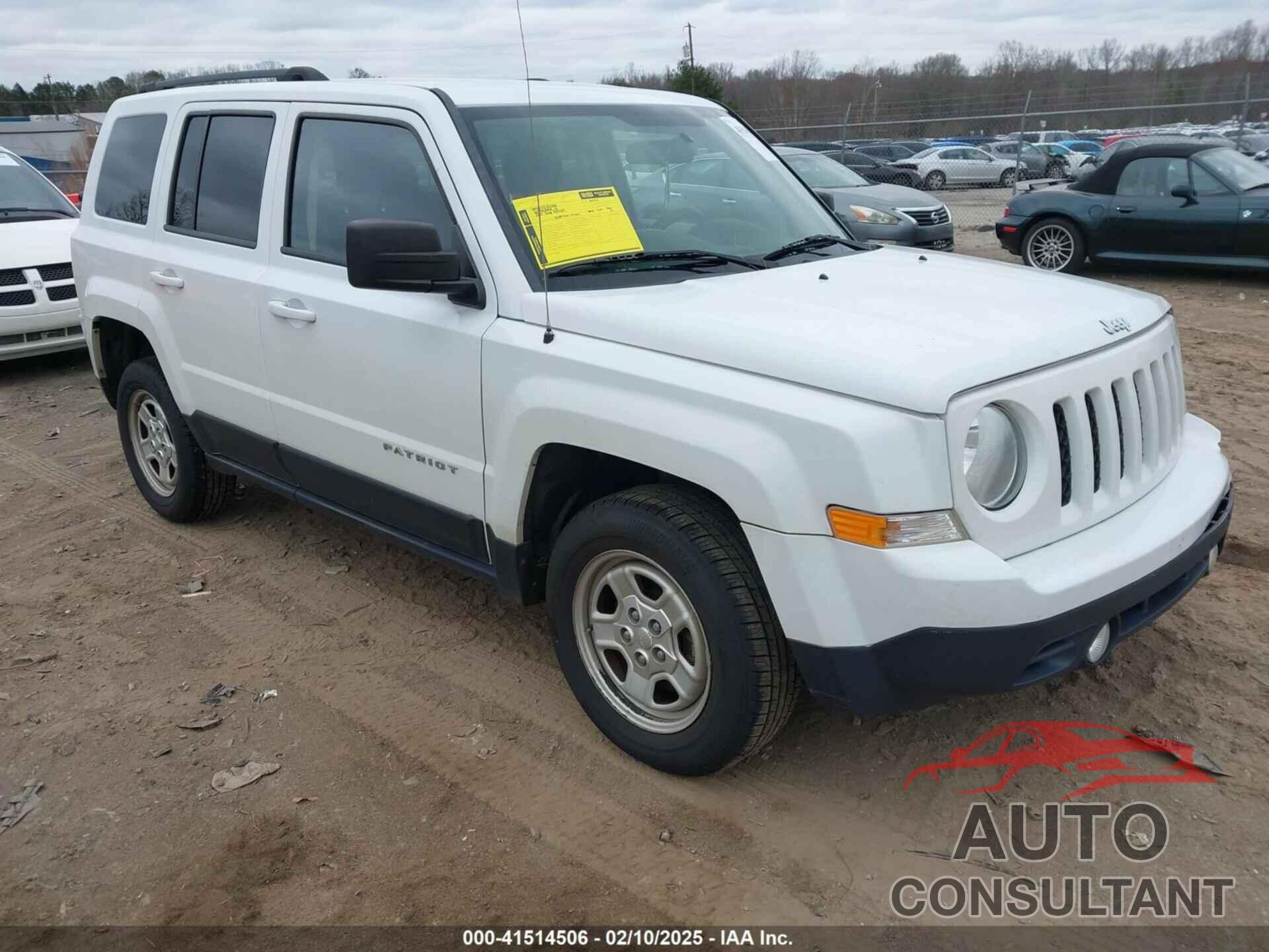 JEEP PATRIOT 2015 - 1C4NJRBB6FD231296