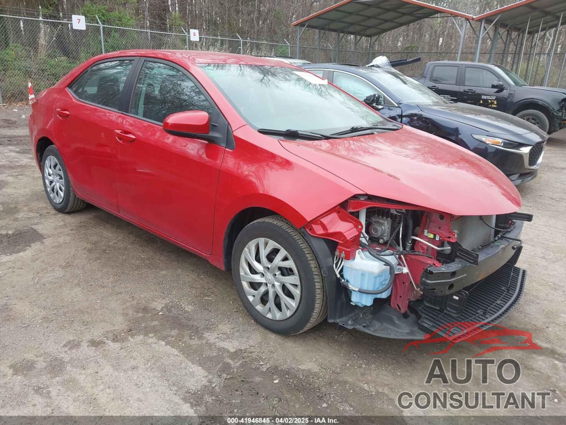 TOYOTA COROLLA 2018 - 2T1BURHE0JC013078
