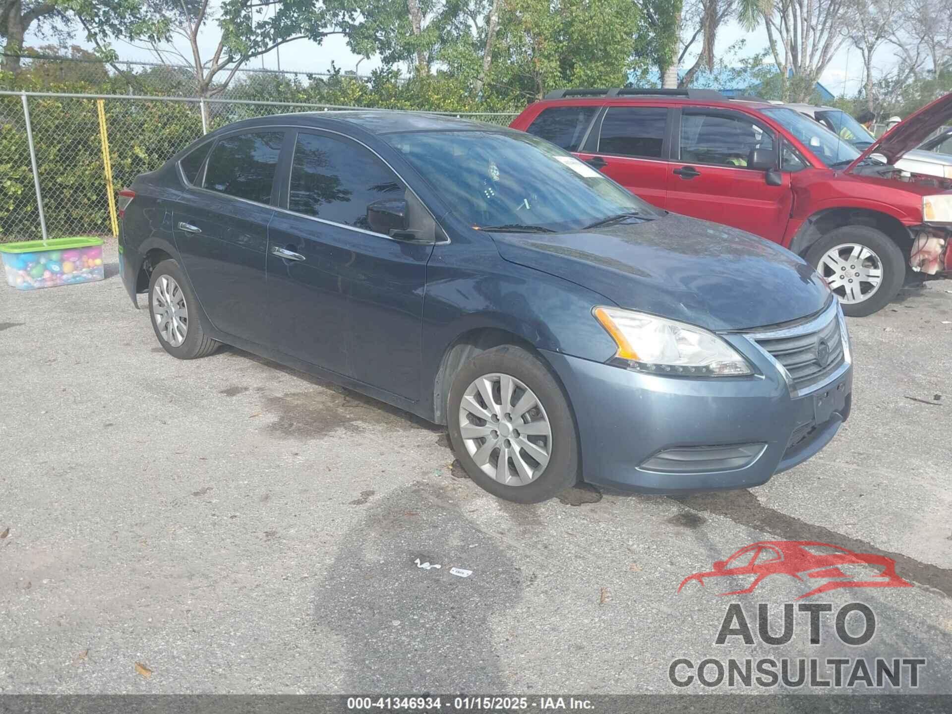 NISSAN SENTRA 2014 - 1N4AB7AP8EN850476