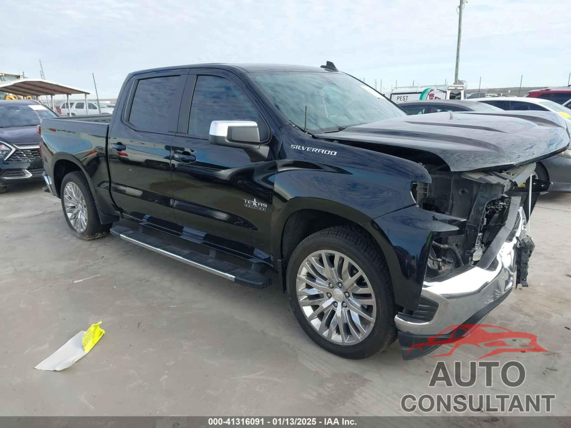 CHEVROLET SILVERADO 1500 2021 - 3GCPWCED3MG107202
