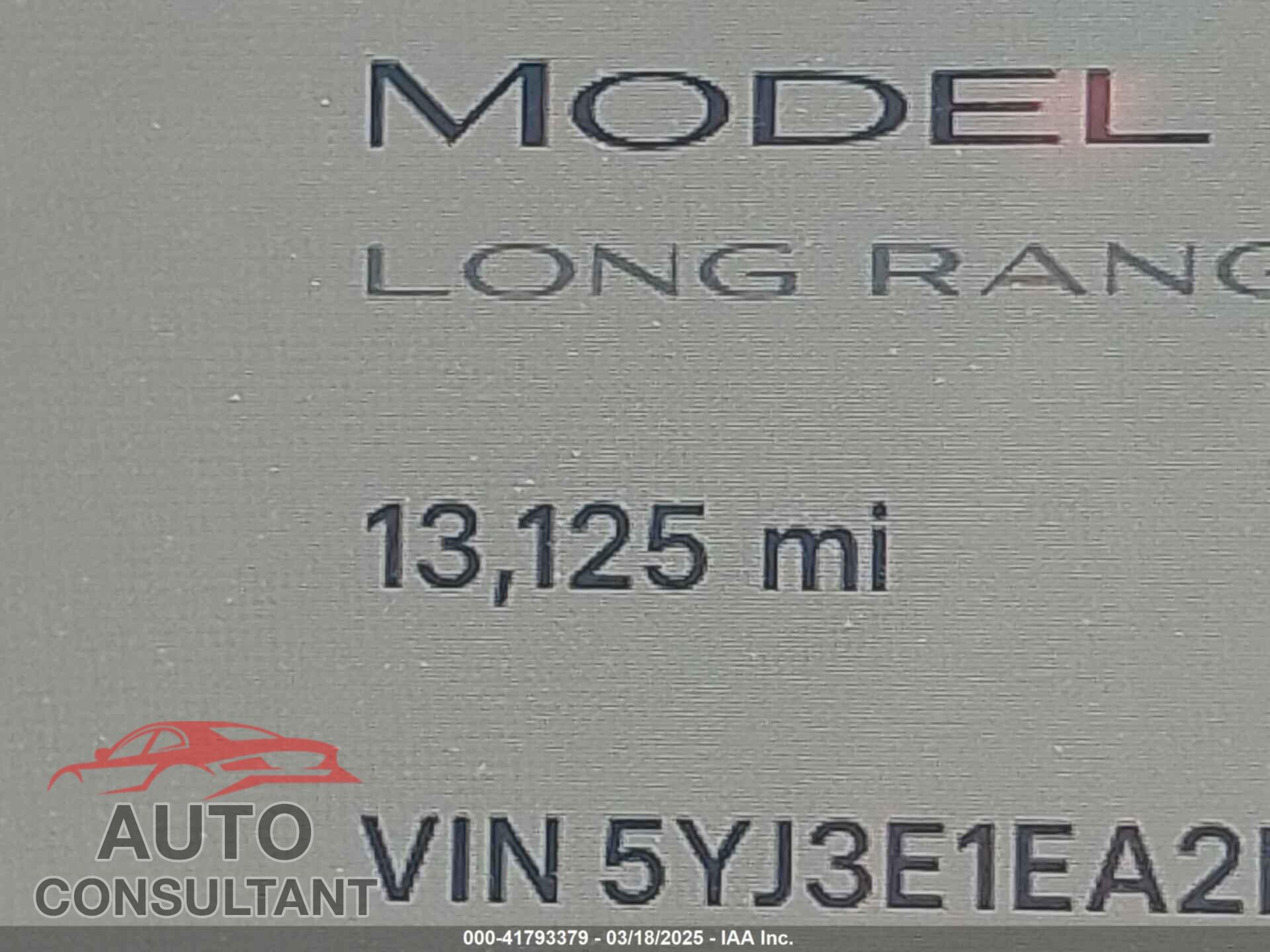 TESLA MODEL 3 2024 - 5YJ3E1EA2RF825011