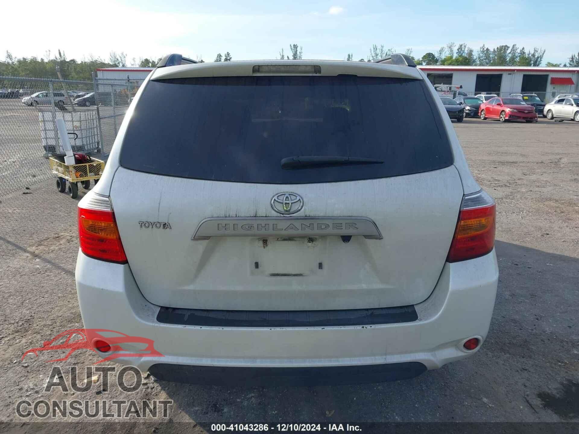 TOYOTA HIGHLANDER 2009 - JTEDA41A892001908